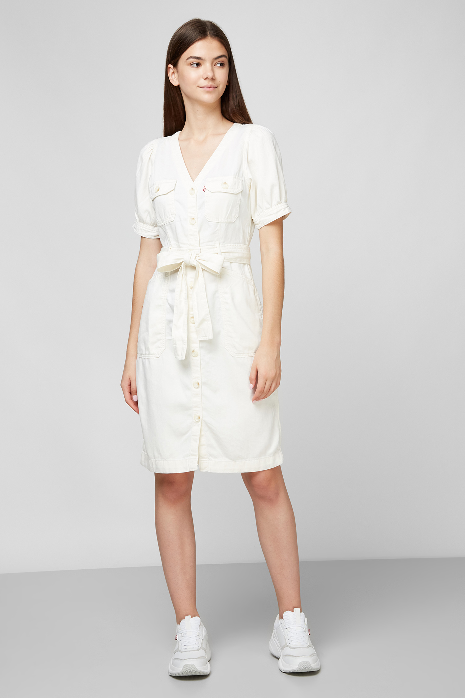 Белое платье для девушек Levi’s® 21969;0000