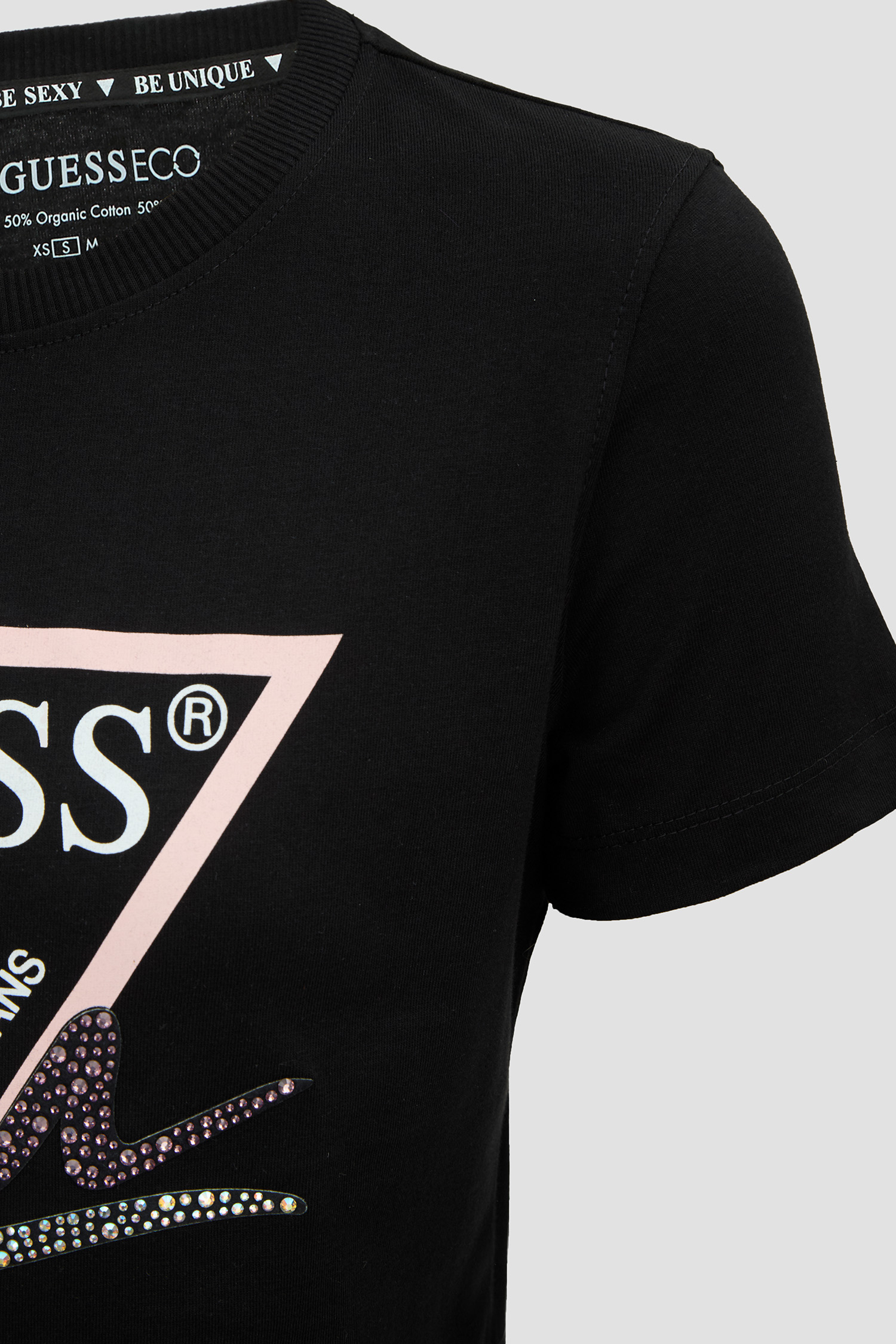 Женская черная футболка Guess W4GI20.I3Z14;JBLK