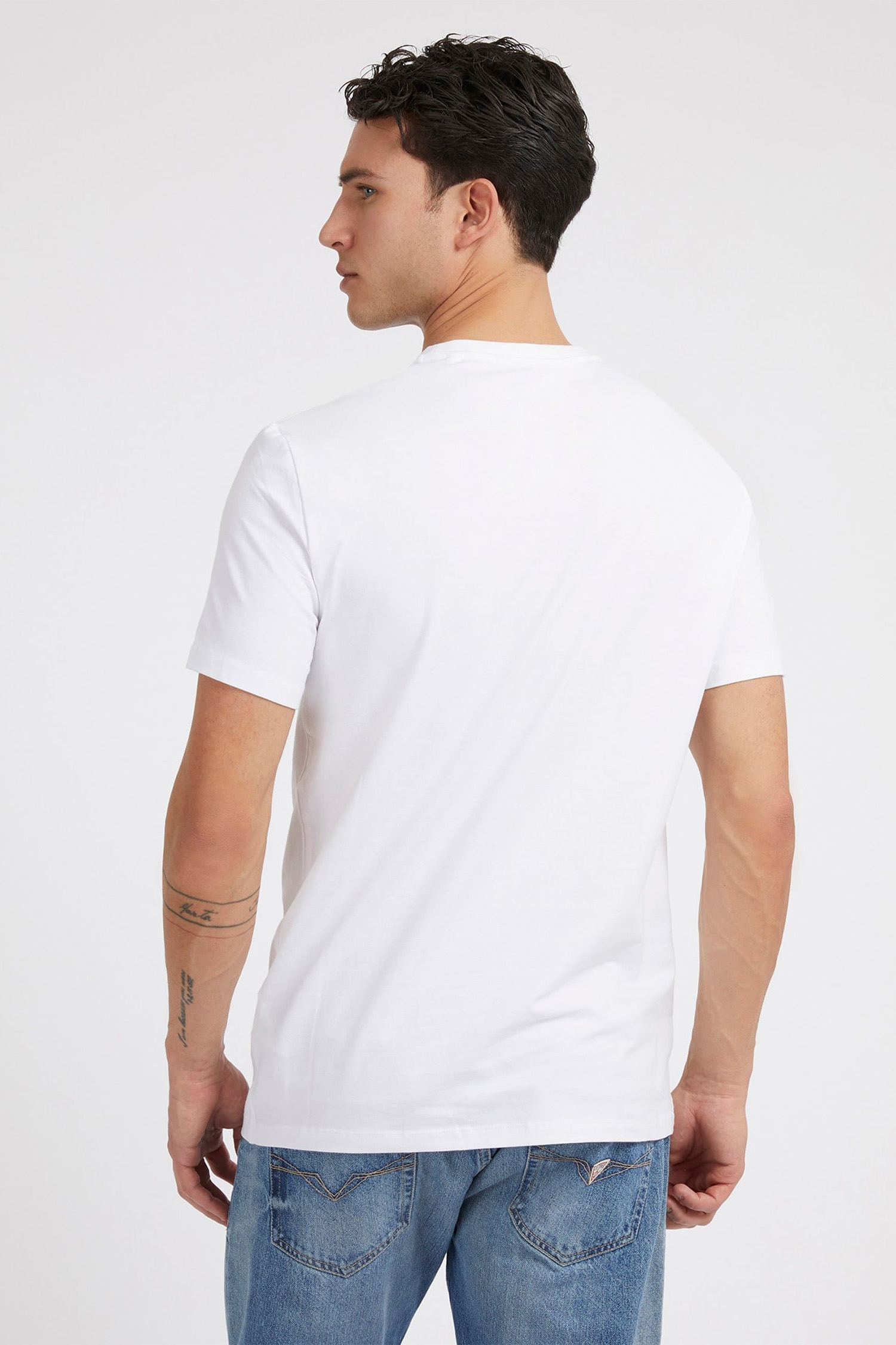 Мужская белая футболка Guess M3GI33.J1314;G011