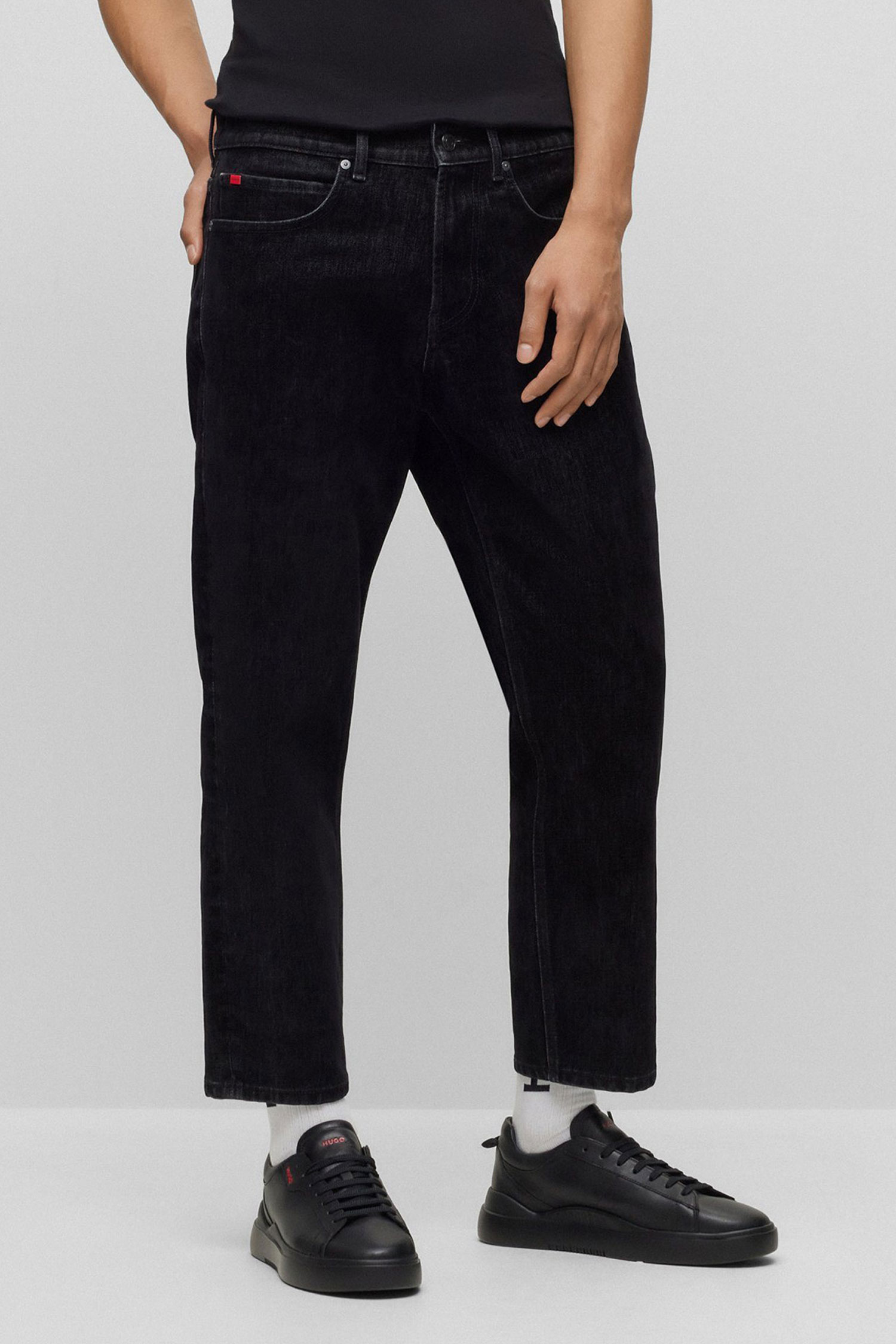 Мужские черные джинсы HUGO 50499194;001
