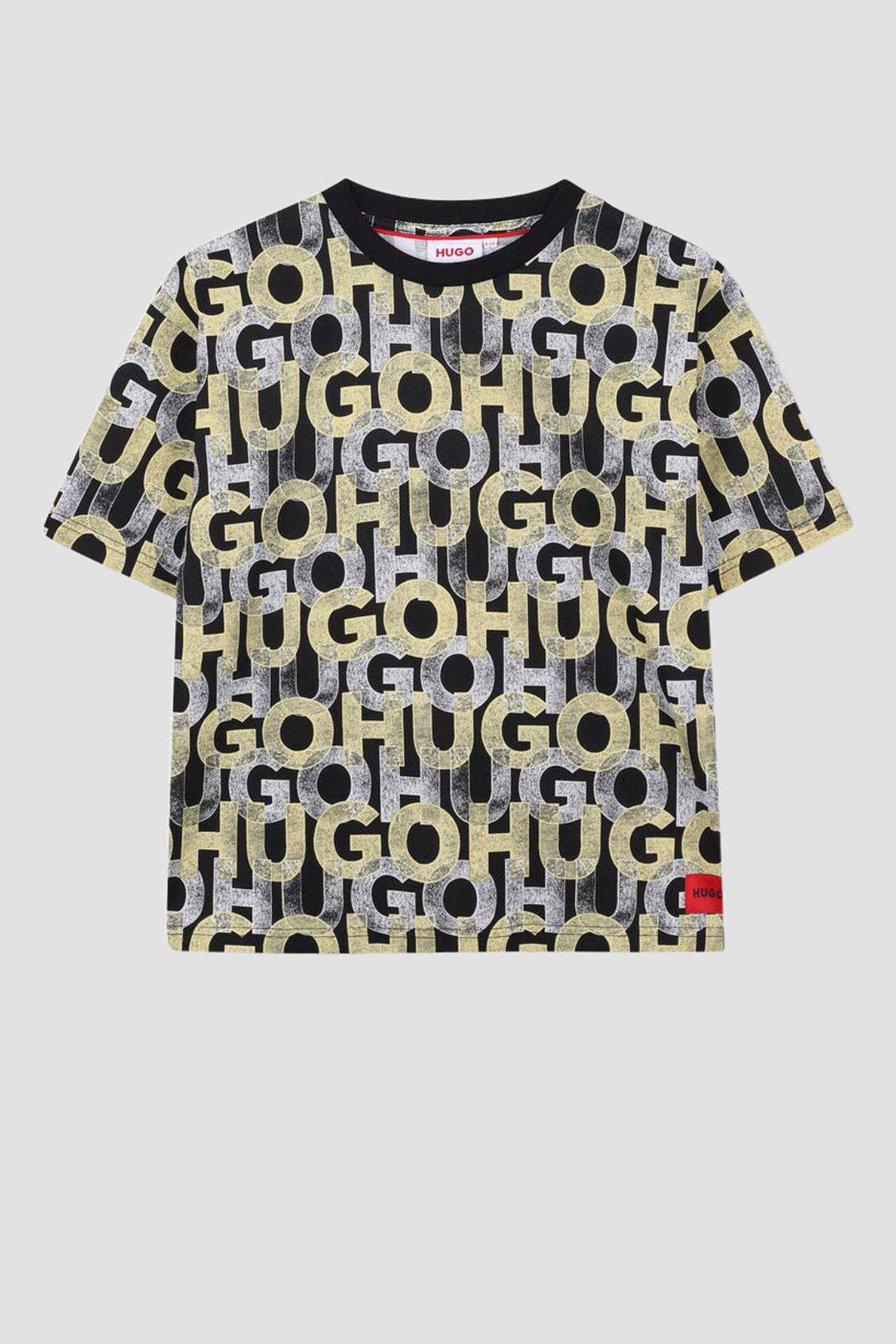 Дитяча футболка з візерунком HUGO kids G00336;M55
