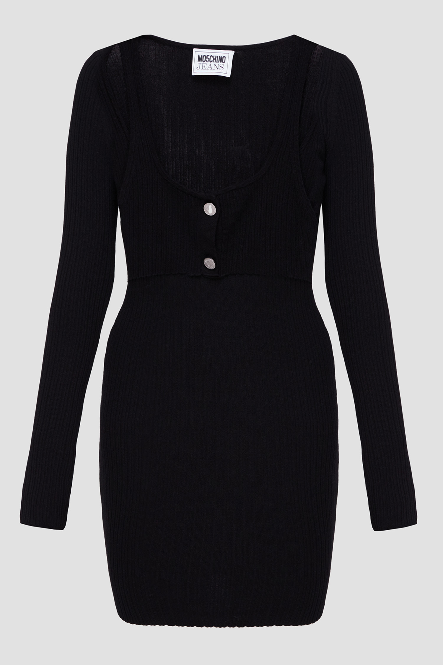 Женское черное платье Moschino A0481.8711;0555