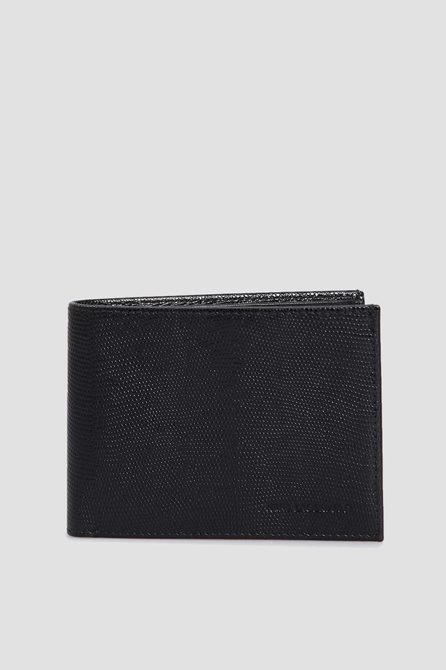Чоловічий чорний шкіряний гаманець Karl Lagerfeld 532462.815413;990
