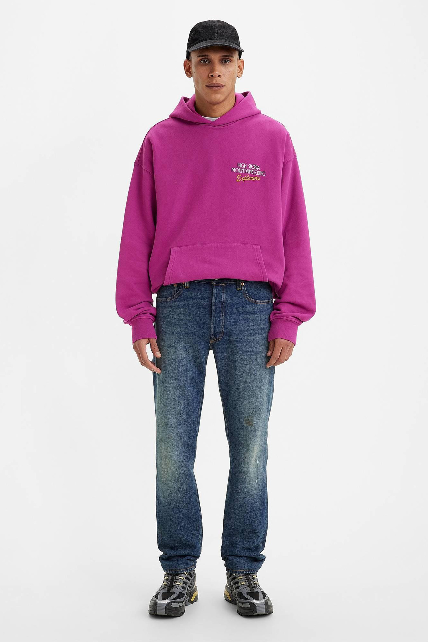 Мужские синие джинсы 501® Straight Levi’s® A4677;0002