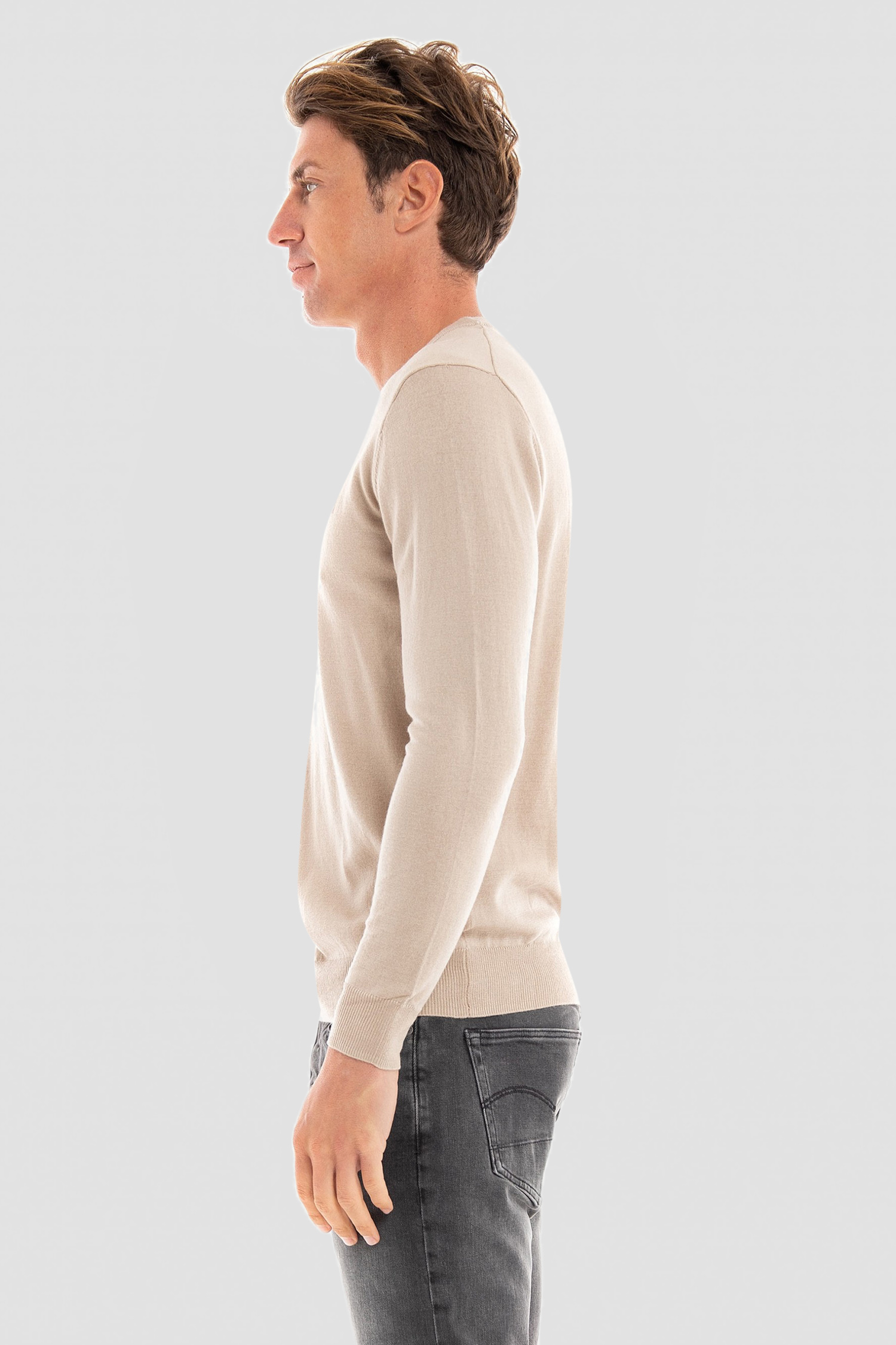 Мужской бежевый джемпер Guess M2YR03.Z3052;G1CA