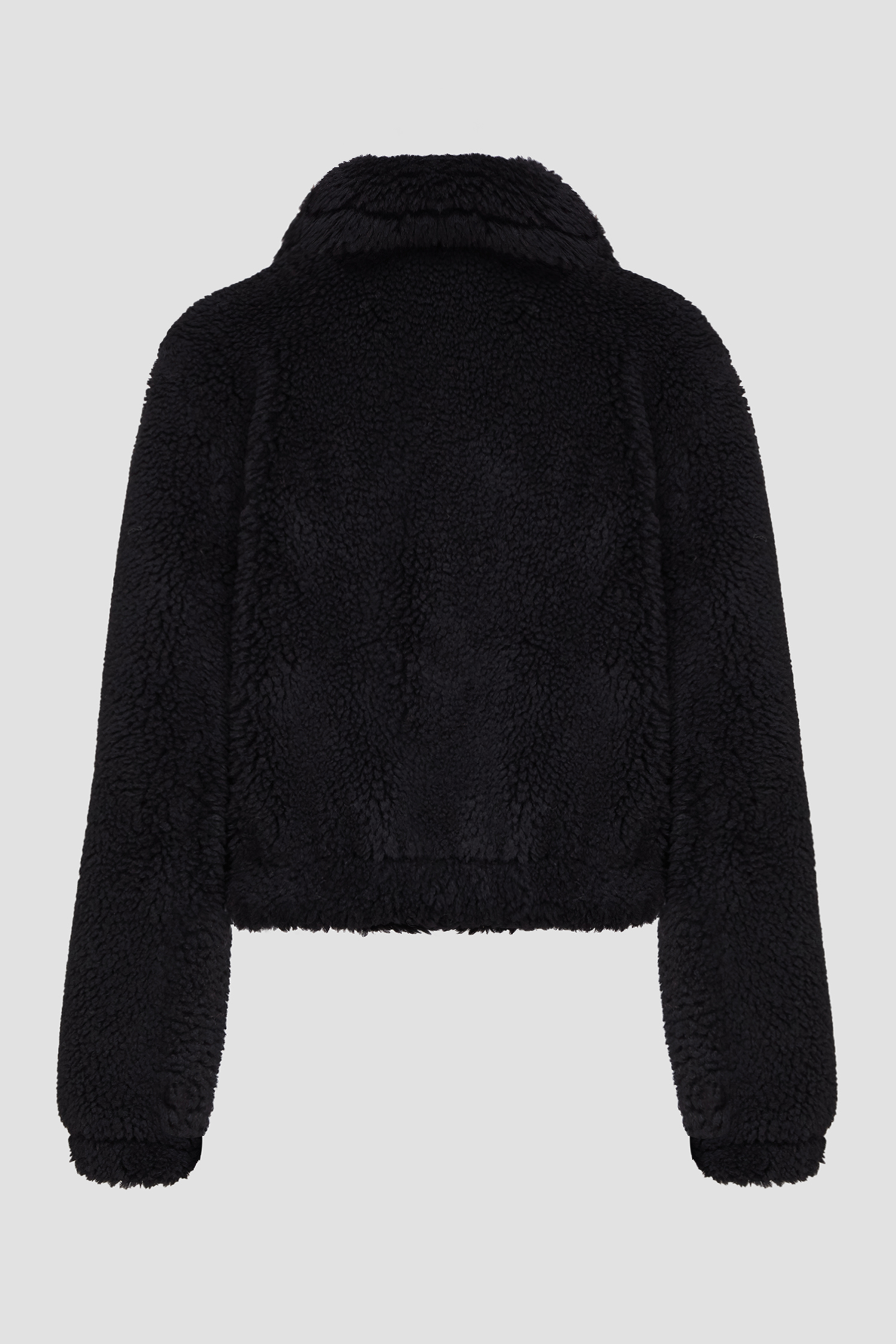 Женская черная шуба Moschino A0605.8717;0555