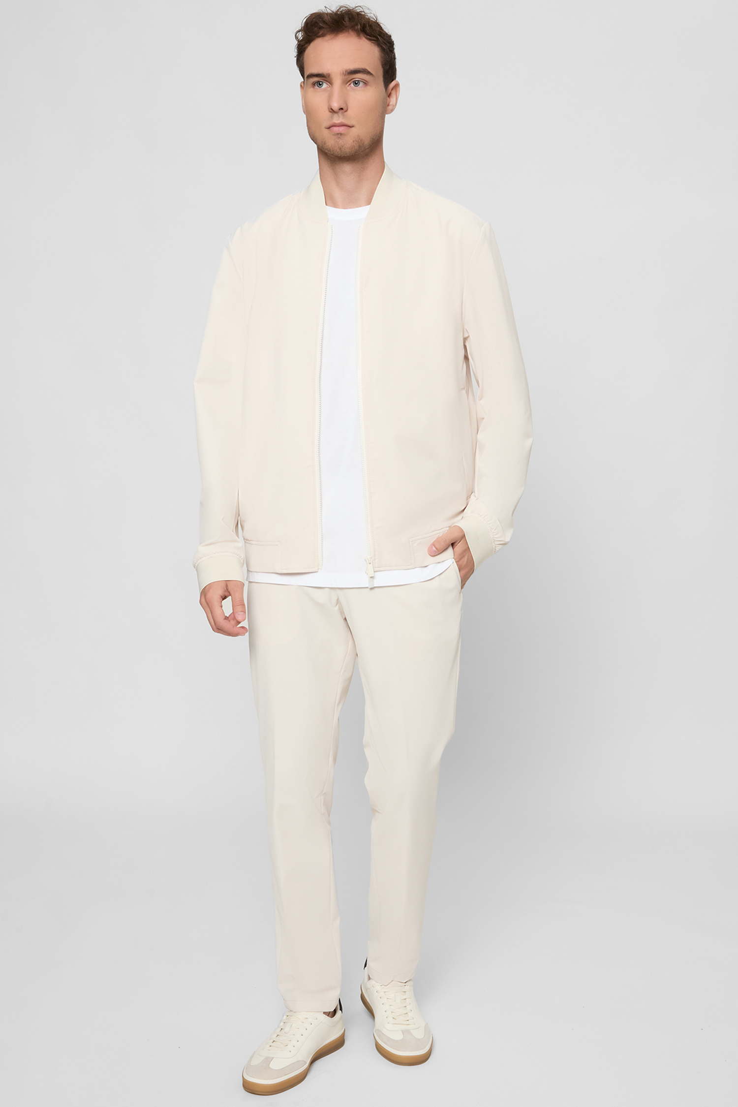 Мужской бежевый бомбер BOSS 50545795;131