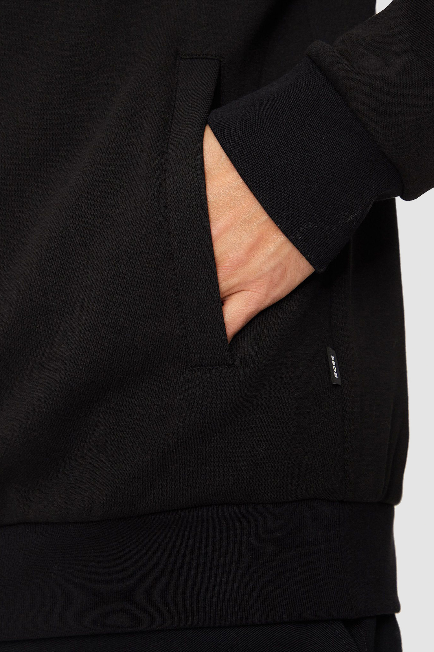 Мужская черная спортивная кофта BOSS 50523916;001