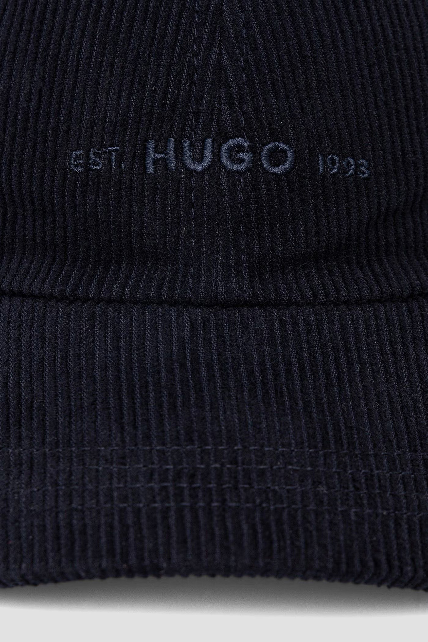 Мужская темно-синяя вельветовая кепка HUGO 50566182;405