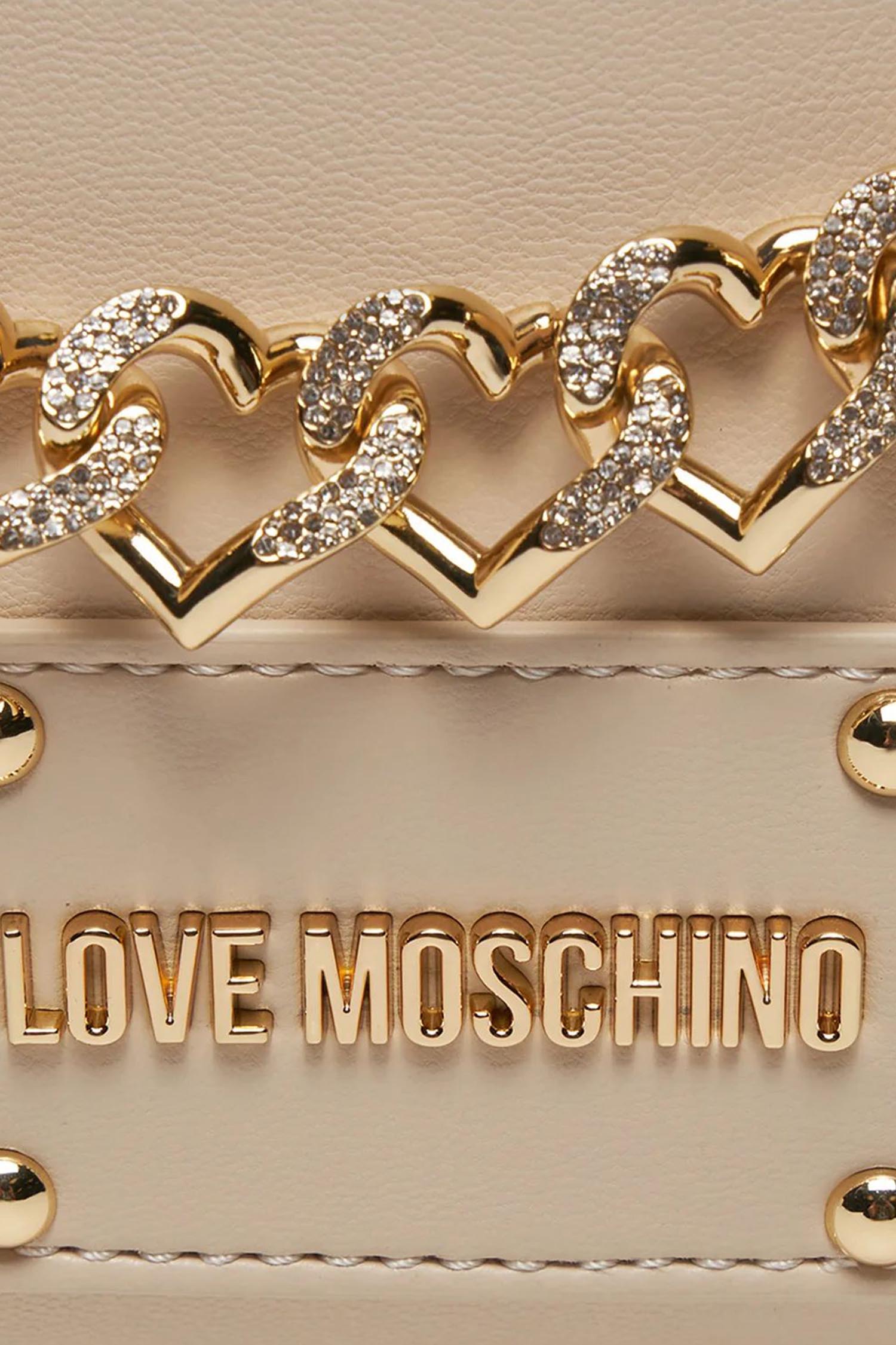 Жіноча бежева сумка Moschino JC4124PP1I.LN1;11A