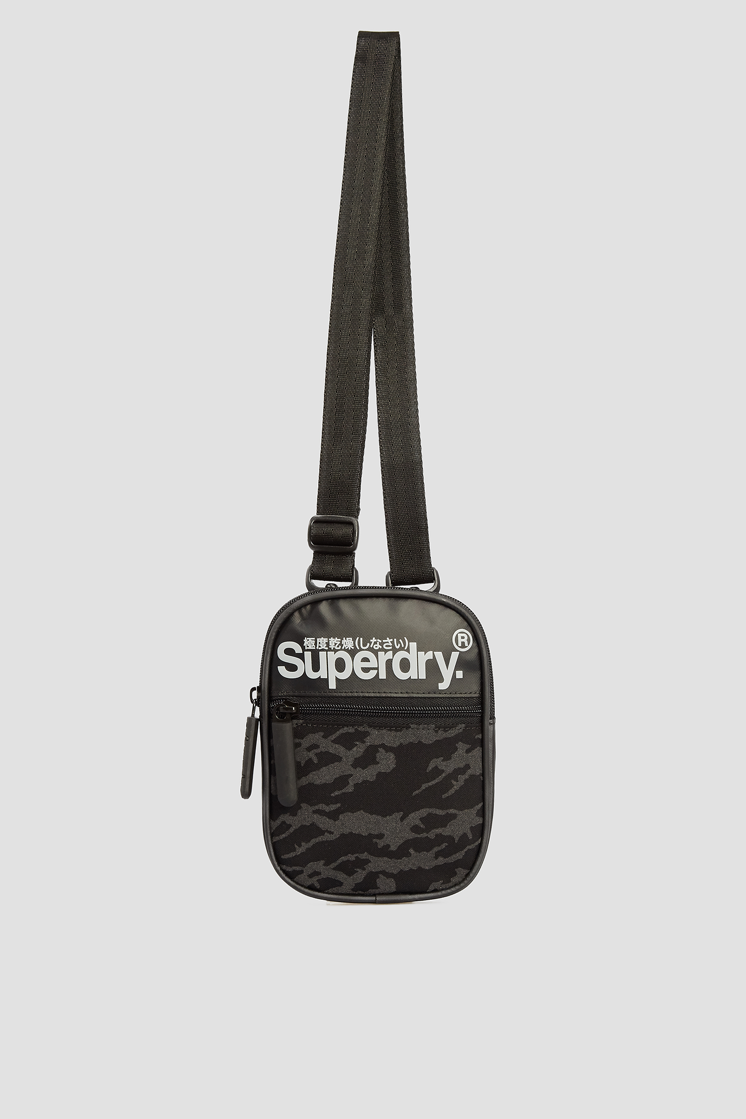 Мужская черная сумка через плечо SuperDry M9810145A;14Q