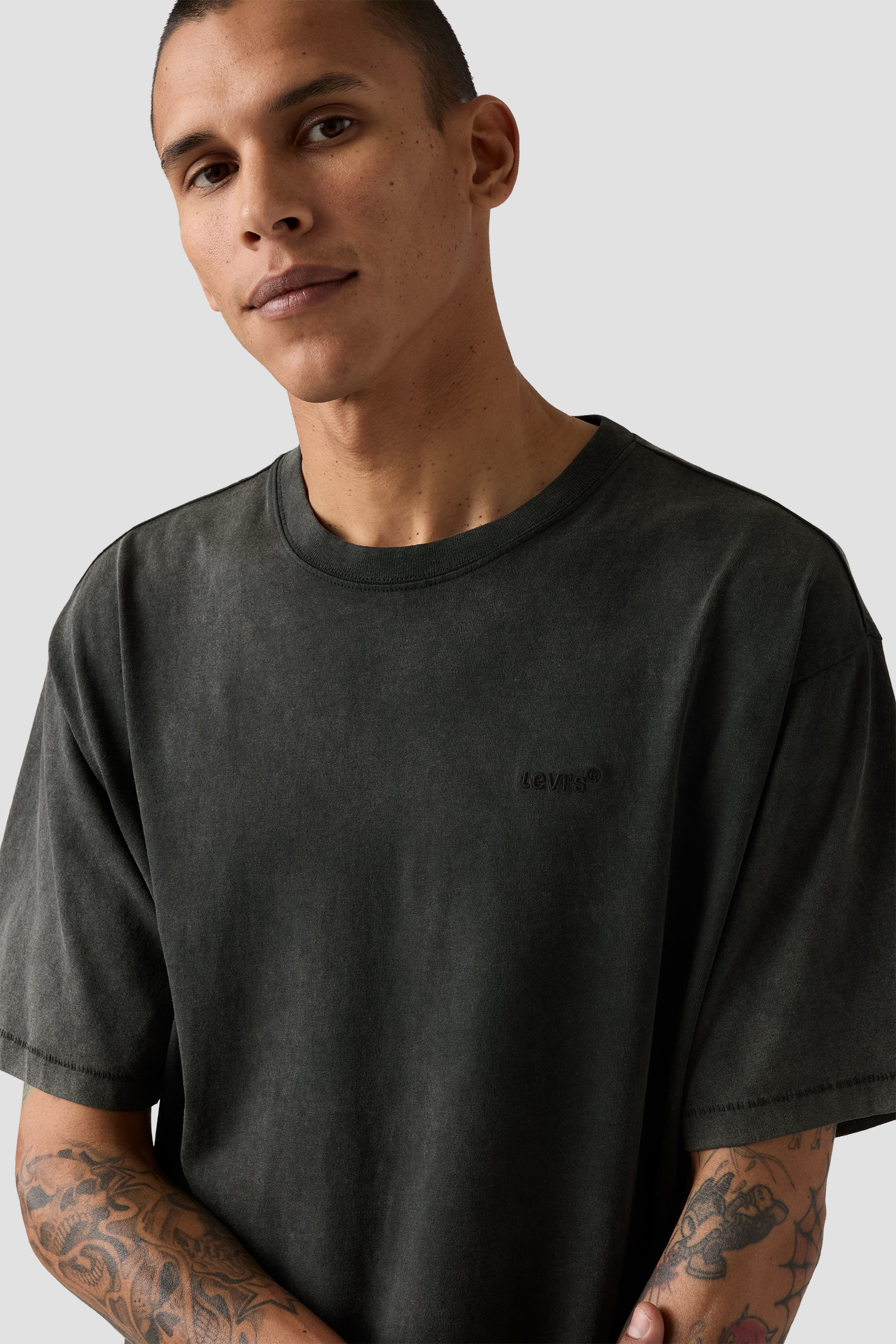 Мужская черная футболка Levi’s® A0637;0221
