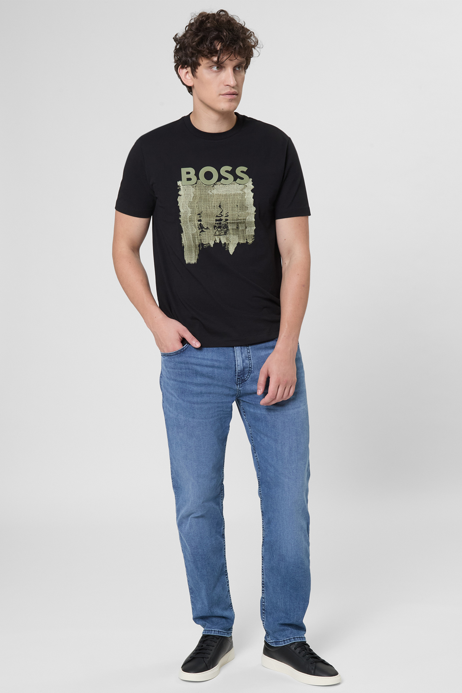 Мужские синие джинсы BOSS 50544925;424