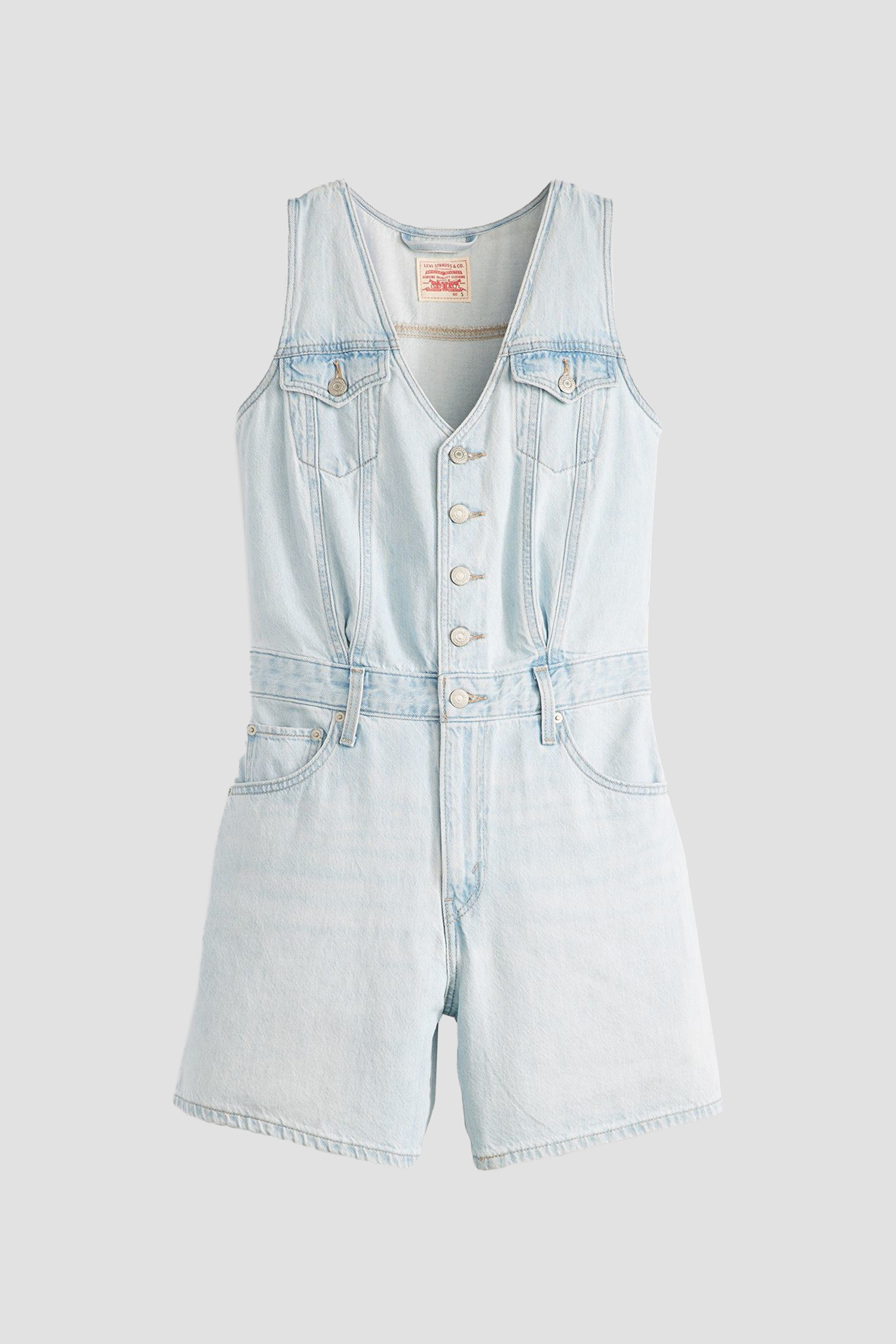 Жіночий блакитний джинсовий комбінезон Levi’s® 001WM;0000