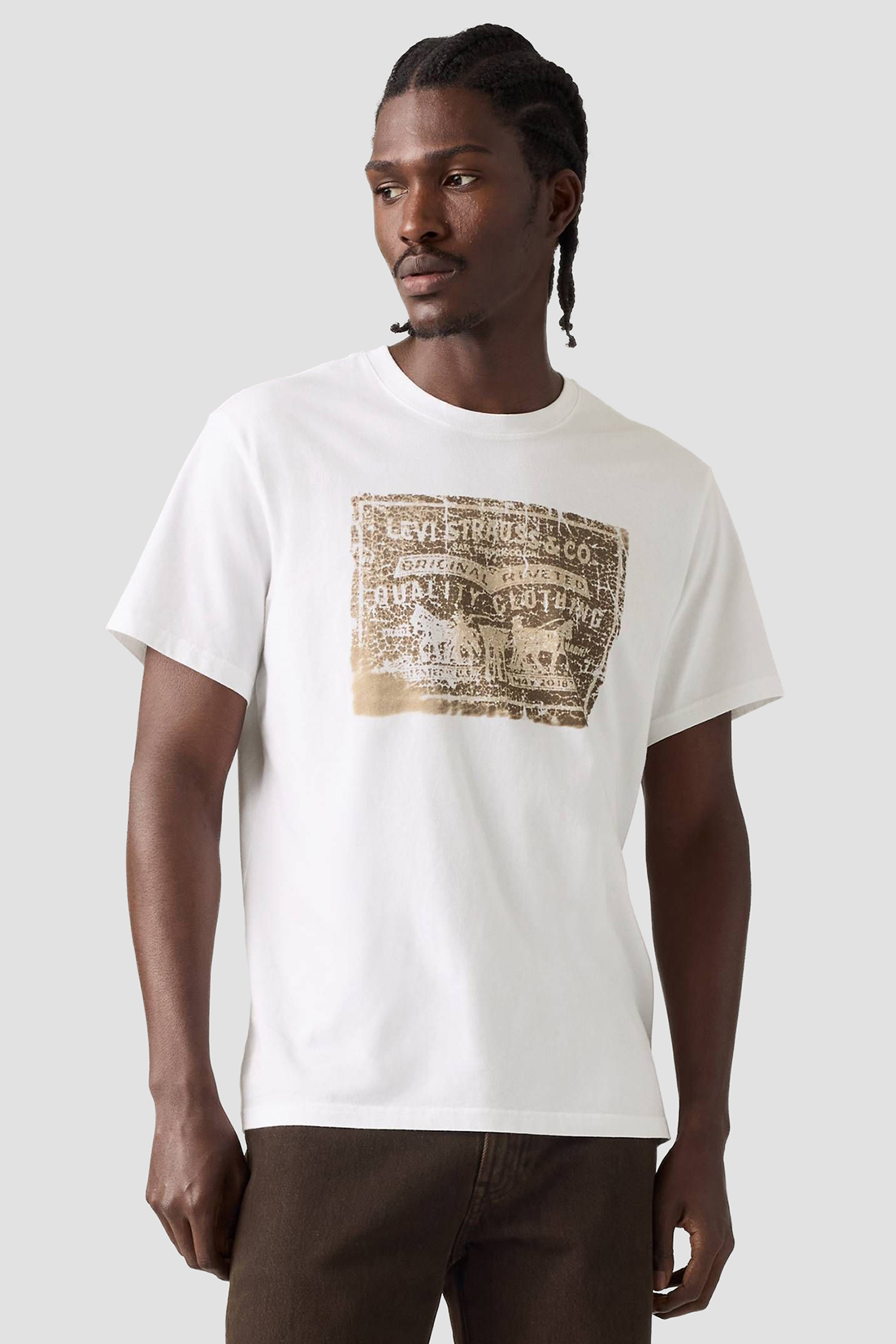 Мужская белая футболка Levi’s® 16143;2608