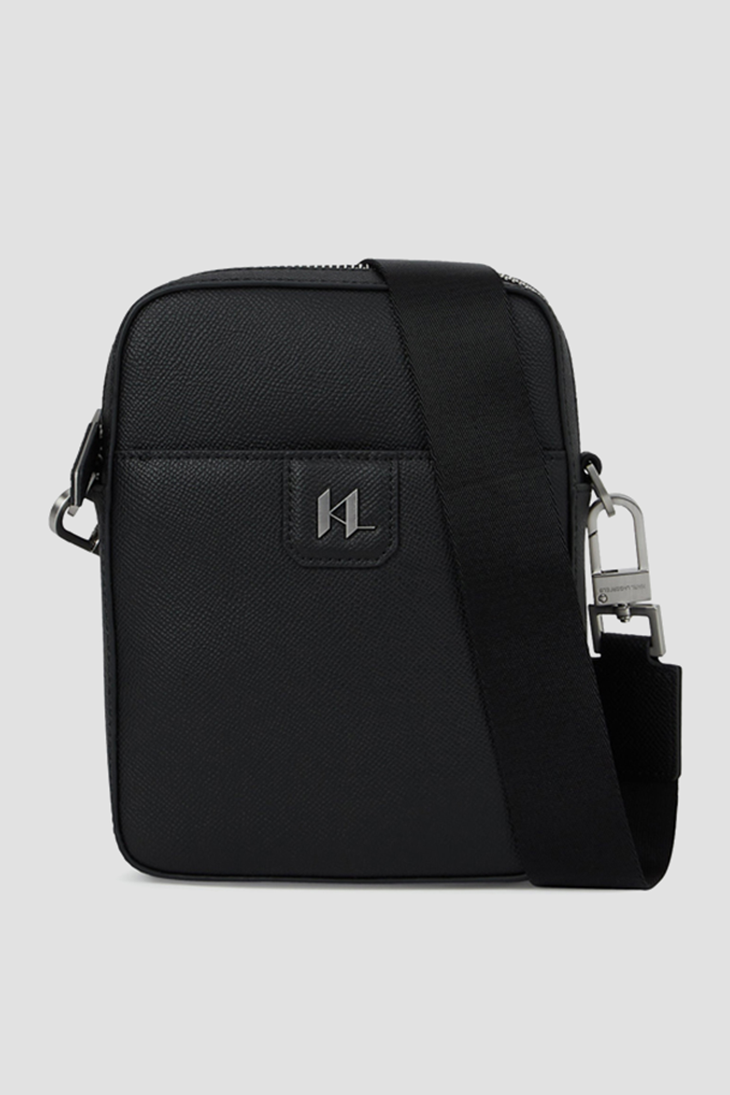 Мужская черная кожаная сумка Karl Lagerfeld B1M30209;999