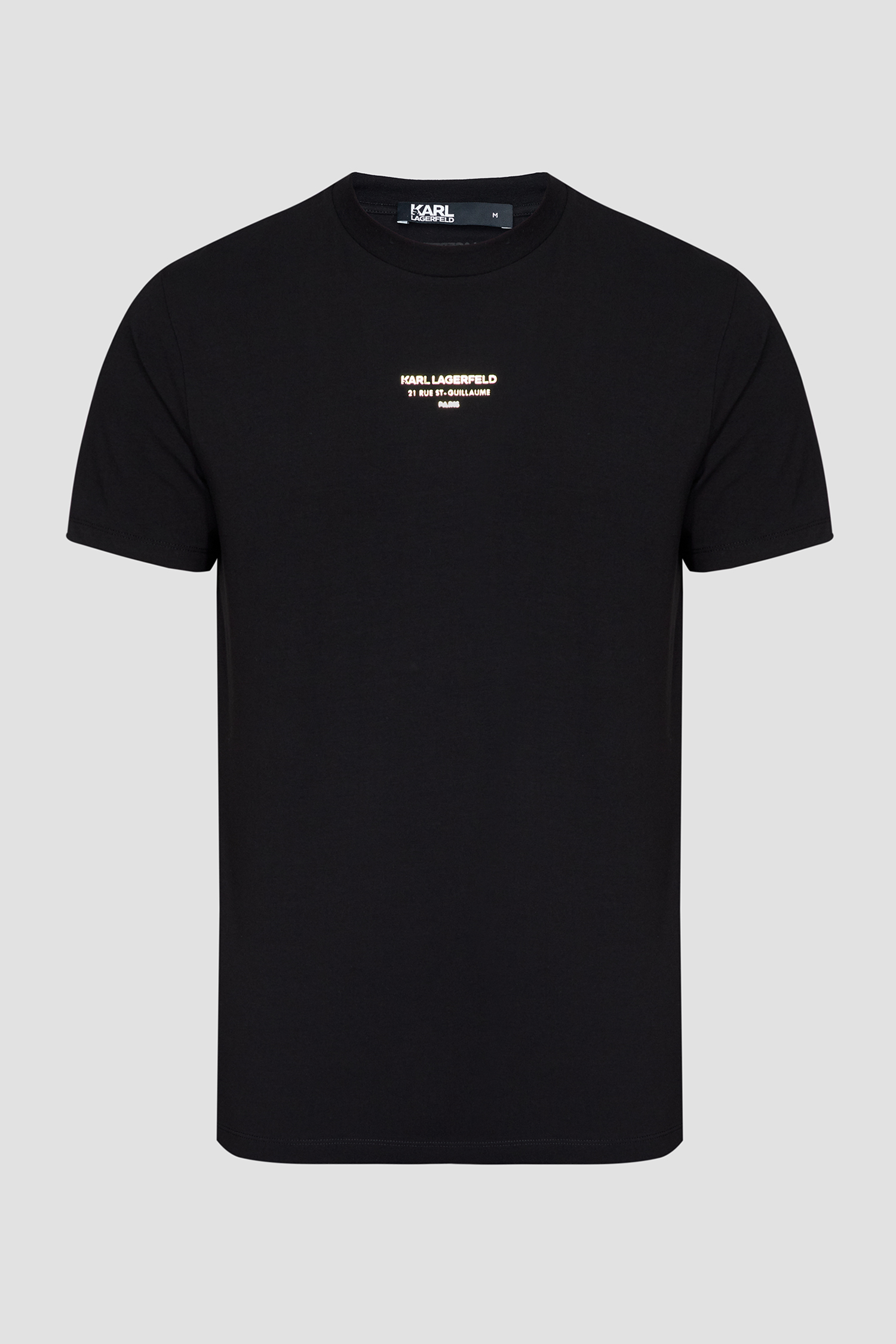 Чоловіча чорна футболка Karl Lagerfeld 532221.755059;160