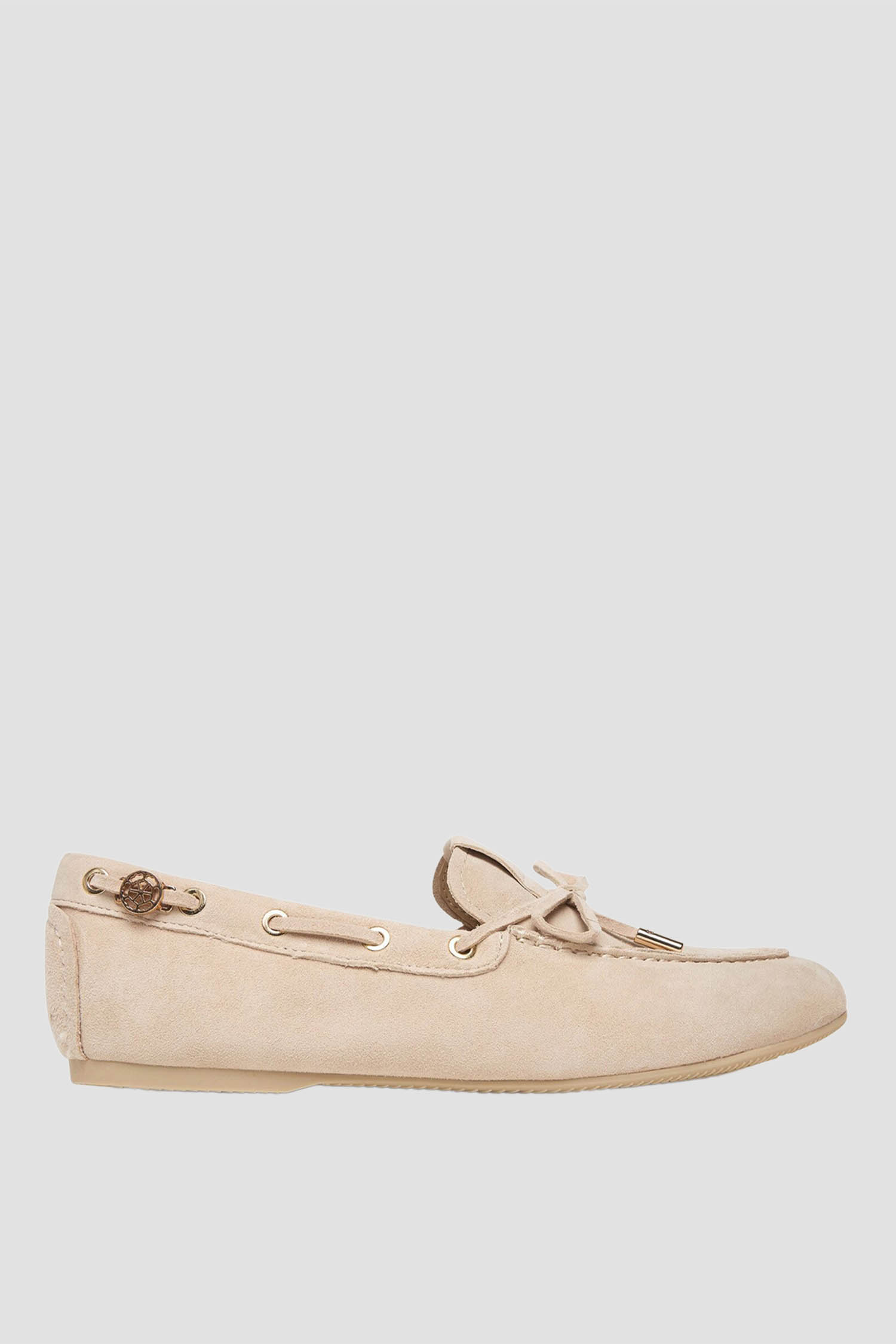 Жіночі бежеві замшеві мокасини Guess FLPAIS.SUE14;BEIGE