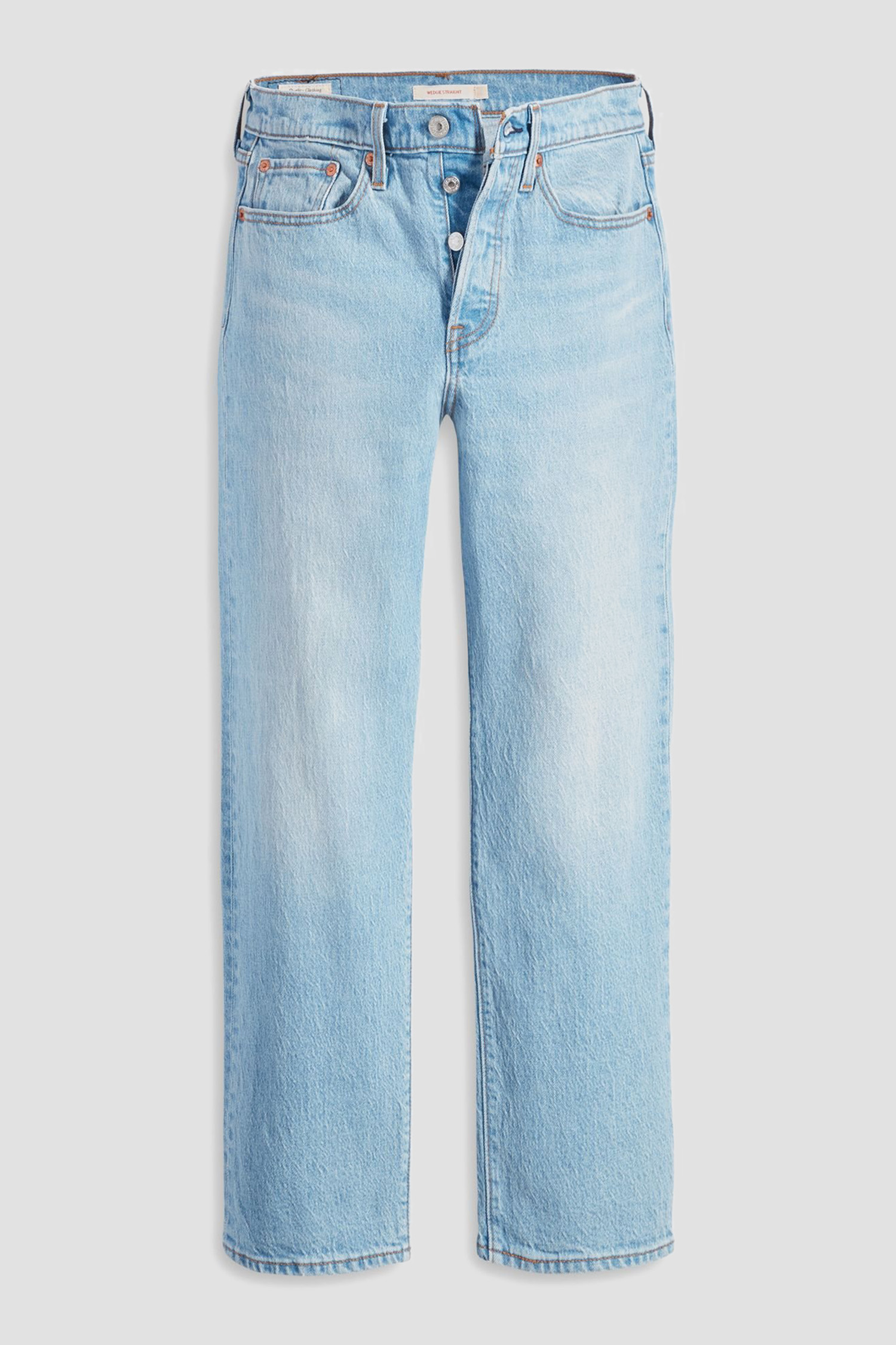 Женские голубые джинсы Wedgie Straight Levi’s® 34964;0196