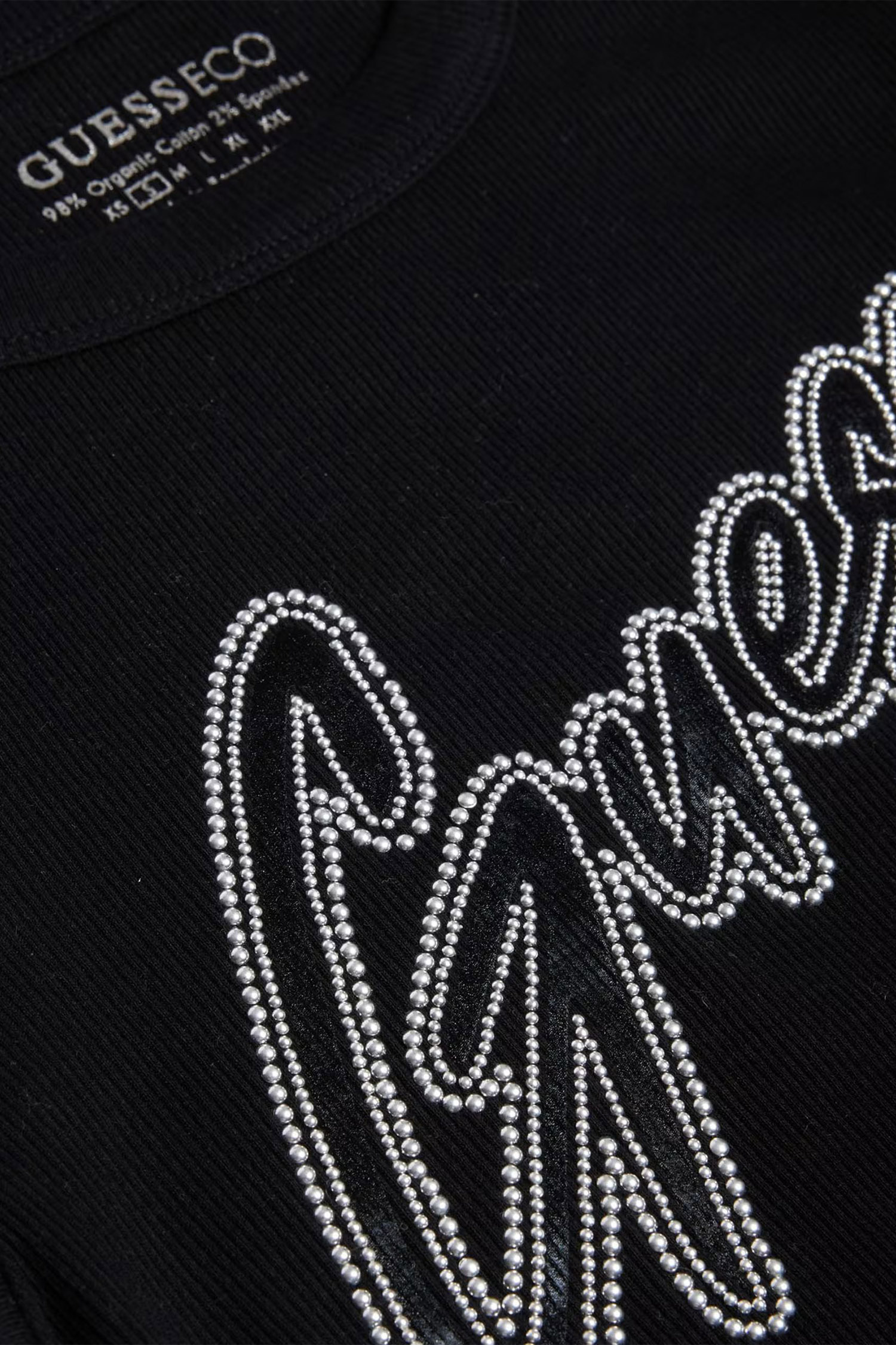 Женская черная футболка Guess W5RI68.KA0H1;JBLK