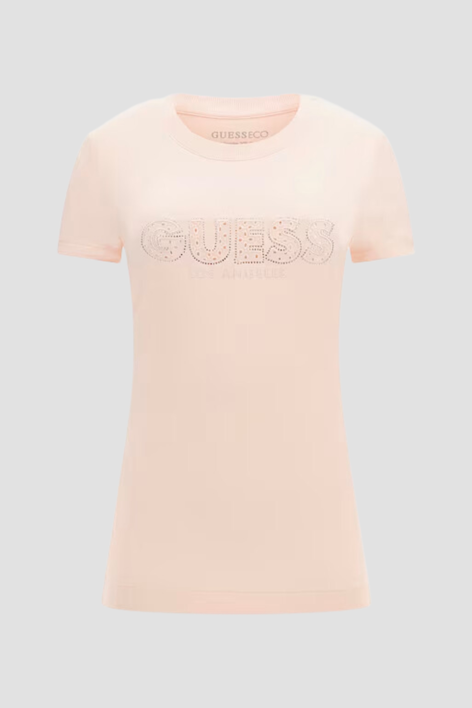 Женская розовая футболка Guess W4GI14.J1314;G6K8