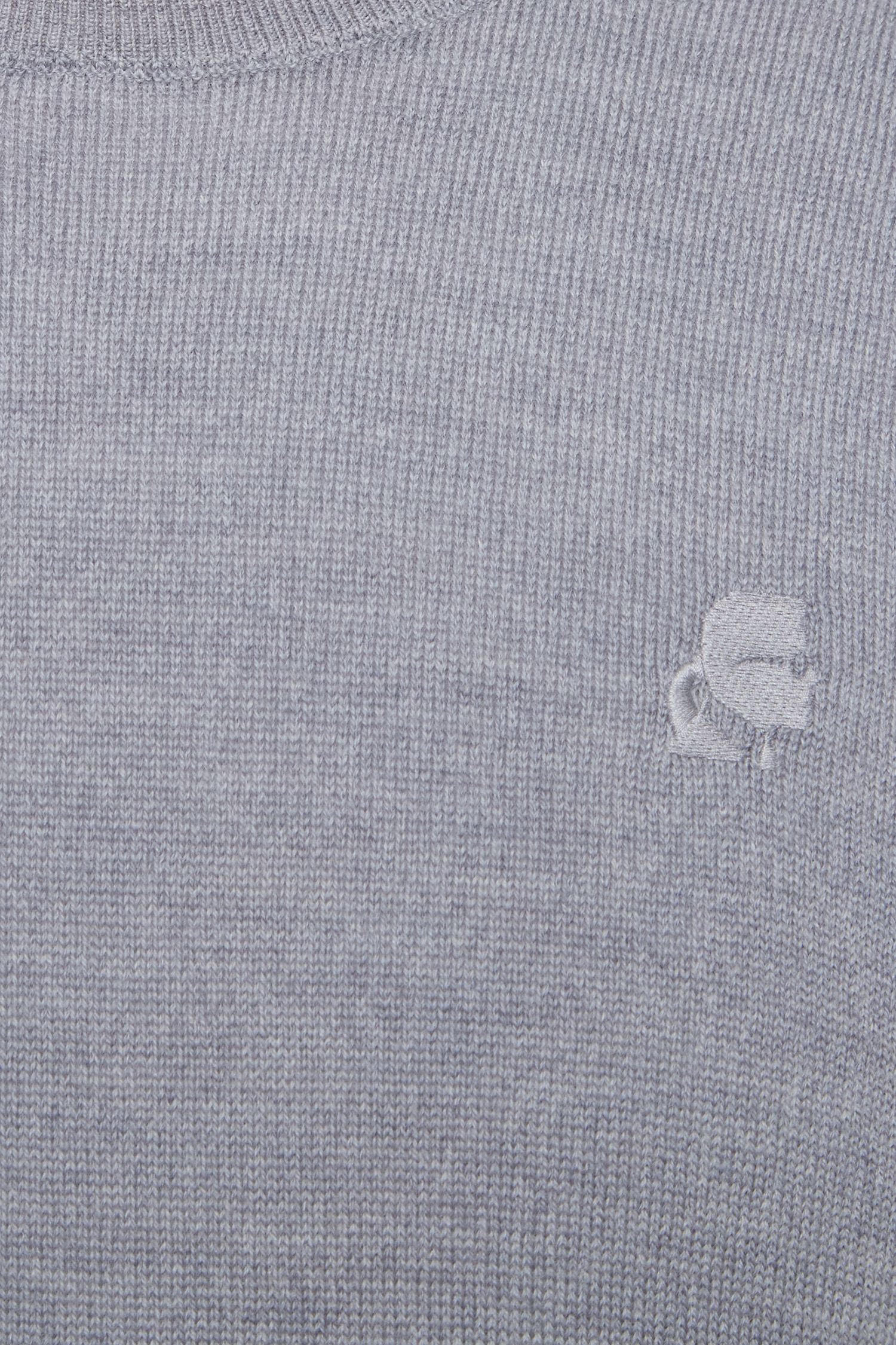 Мужской серый шерстяной джемпер Karl Lagerfeld 553399.655000;941