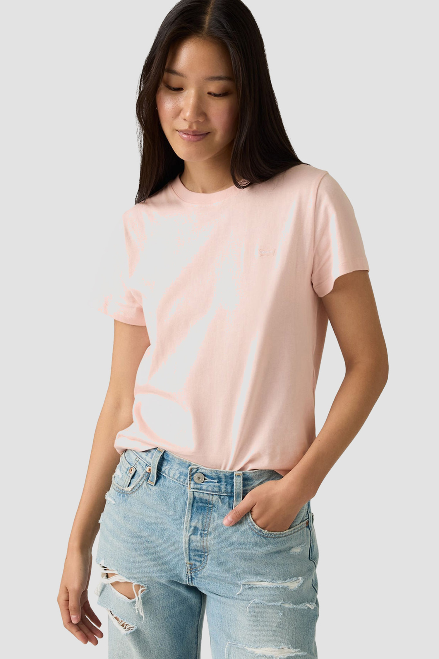 Женская пудровая футболка Levi’s® 005J2;0018