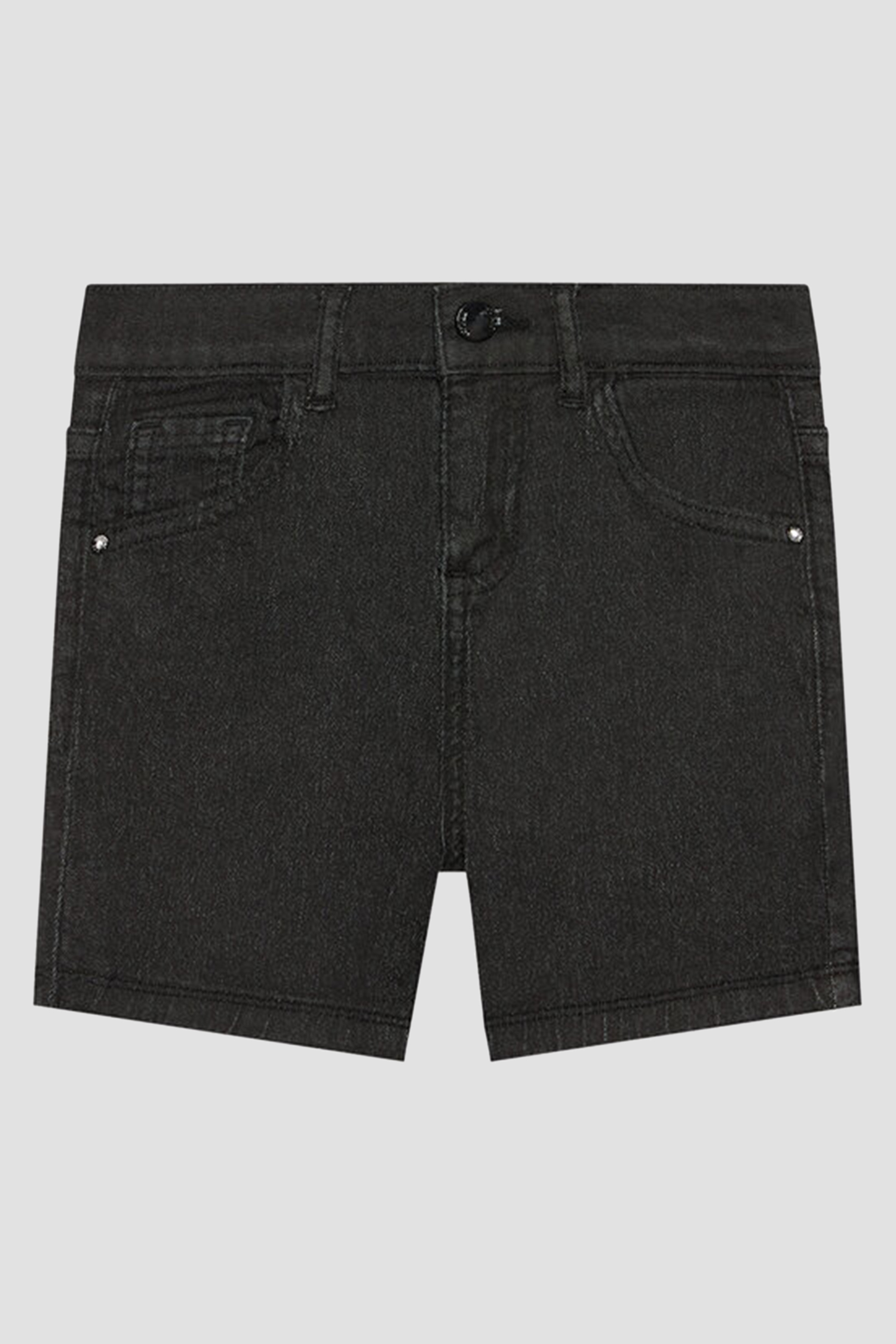 Детские черные джинсовые шорты Guеss Kids J2RD12.WE5X0;JBLK