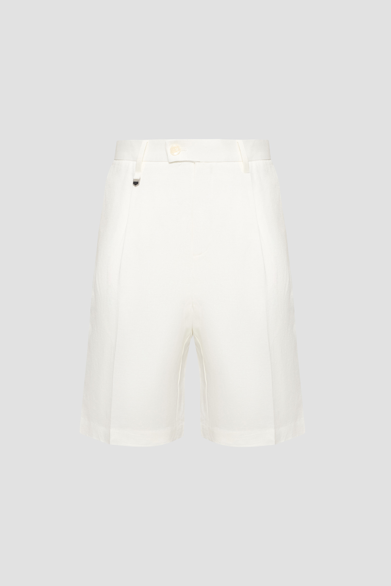 Мужские белые льняные шорты Antony Morato MMSH00214.FA900135;1011