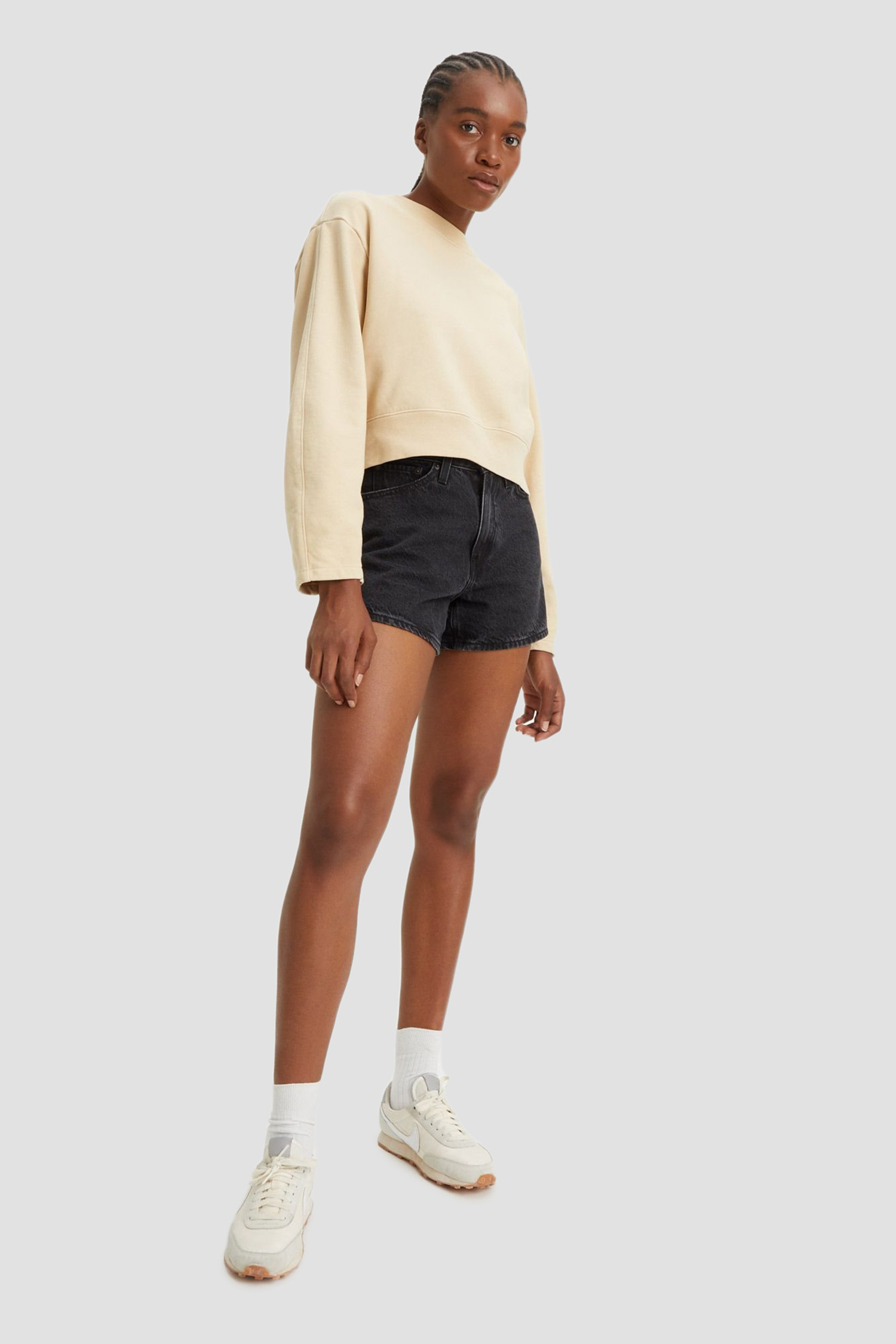 Жіночі чорні джинсові шорти '80s Mom Levi’s® A4695;0000