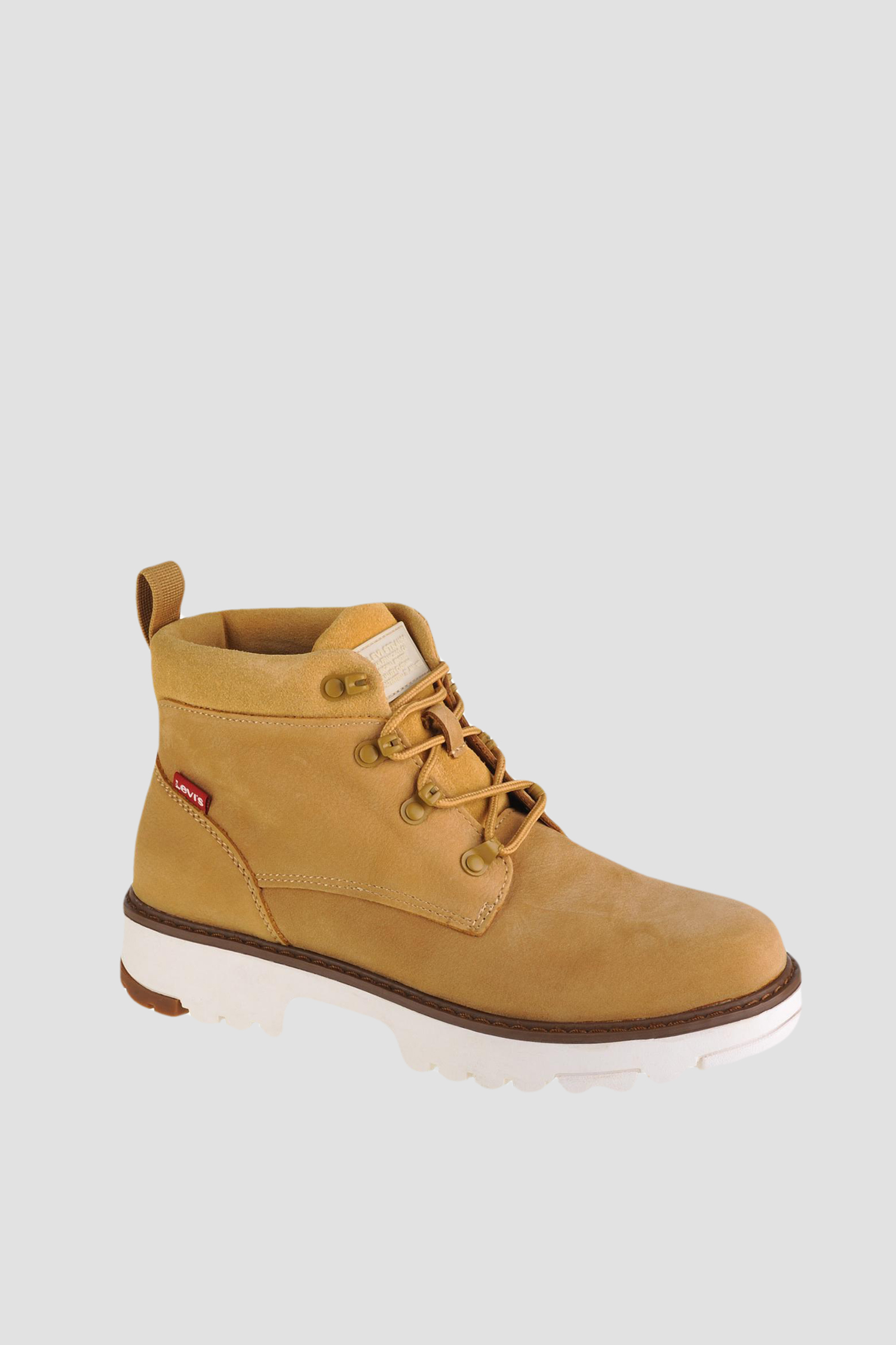 Женские бежевые нубуковые ботинки Levi’s® 233618;932.74