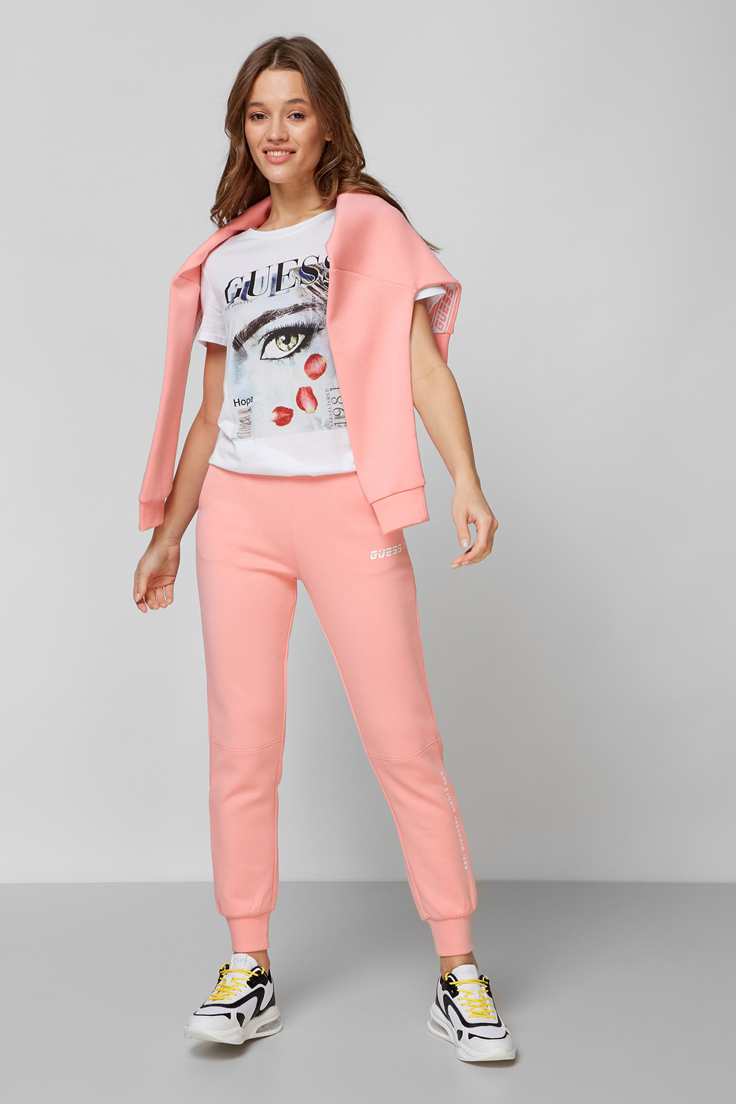 Жіночі рожеві спортивні штани Guess O0BA26.KA3P1;G63U