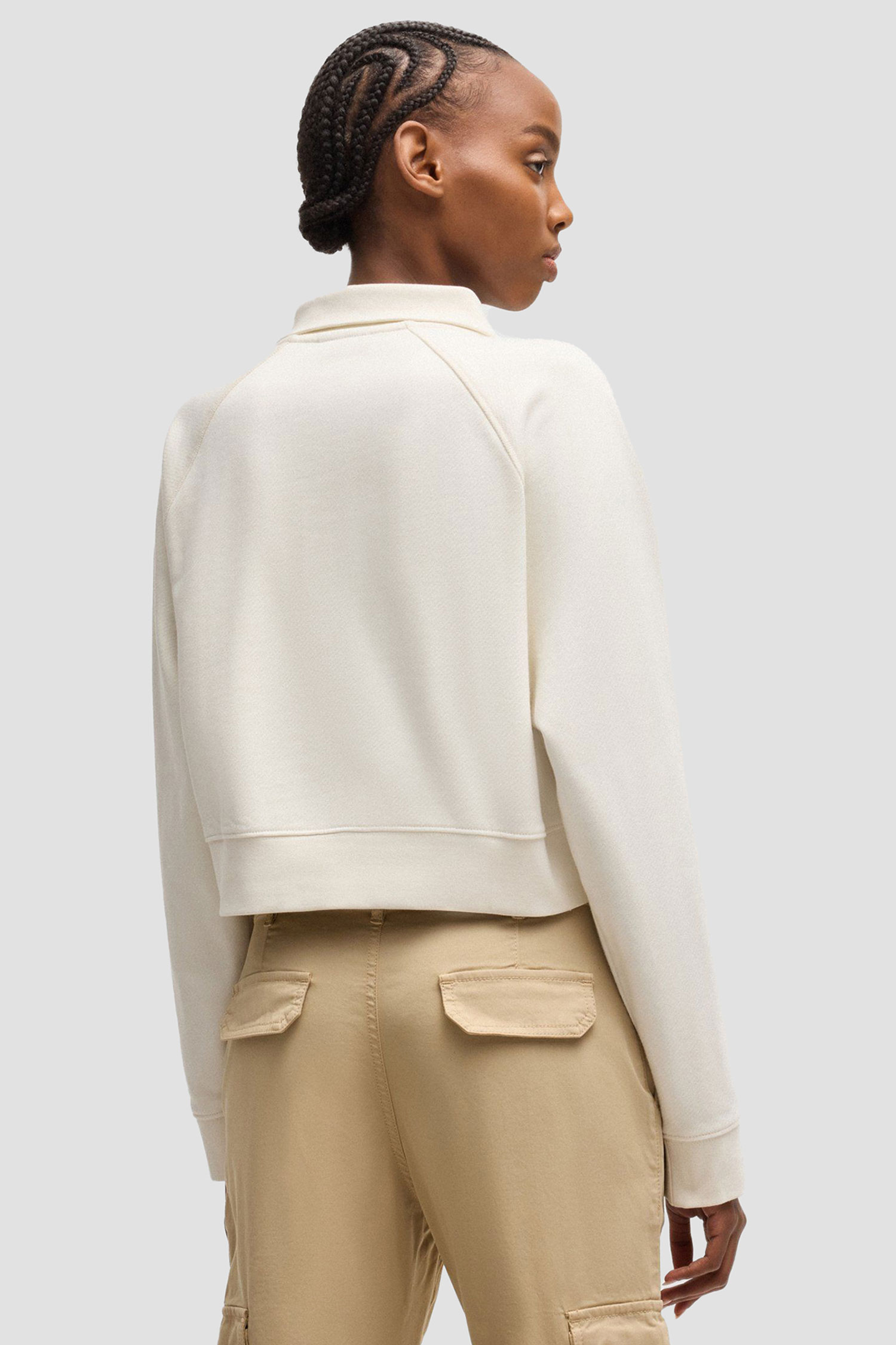 Женская белая спортивная кофта HUGO BLUE 50537102;110