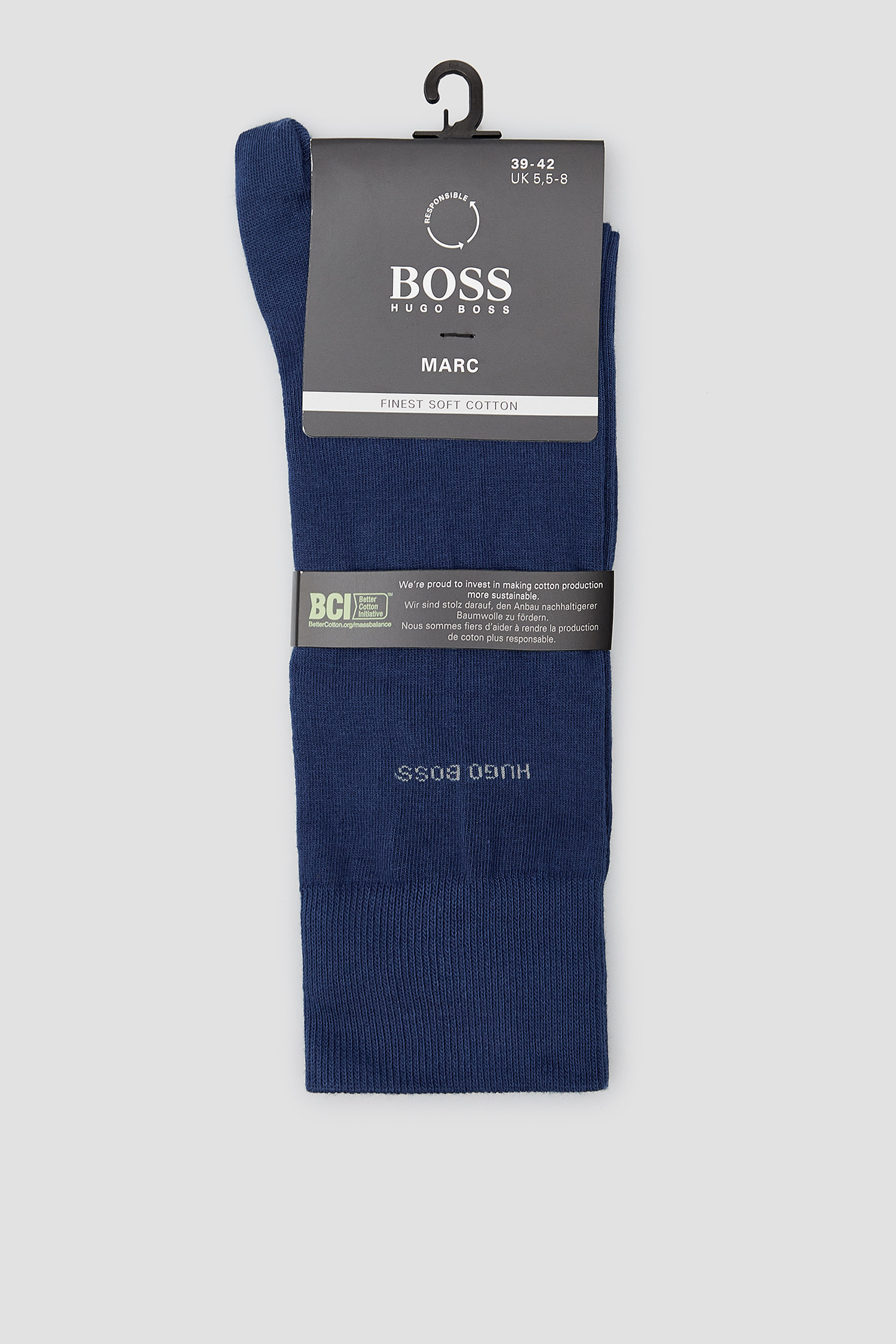 Мужские темно-синие носки BOSS 50392506;491