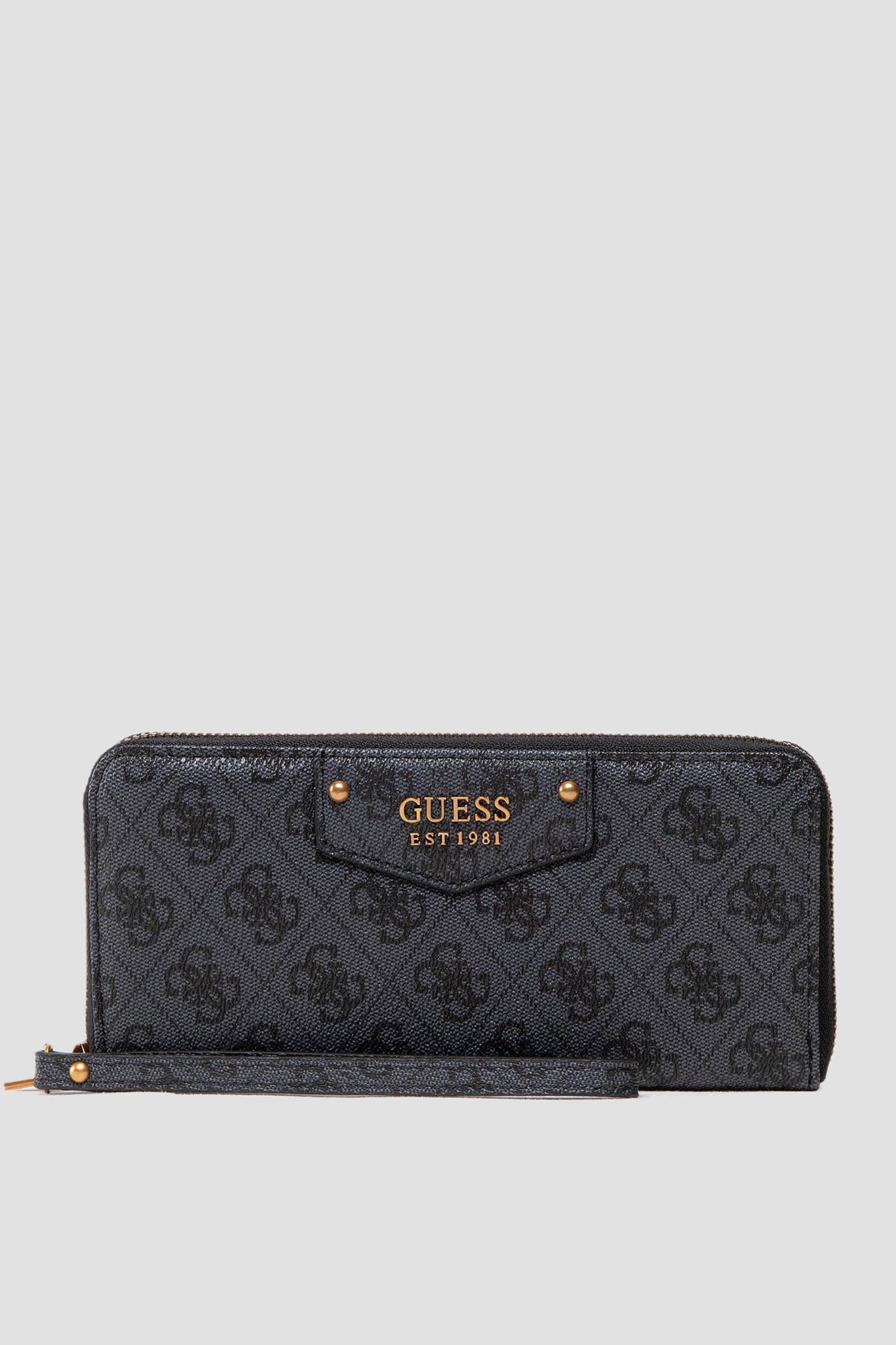 Жіночий сірий гаманець з візерунком Guess SWESB8.39046;CLO