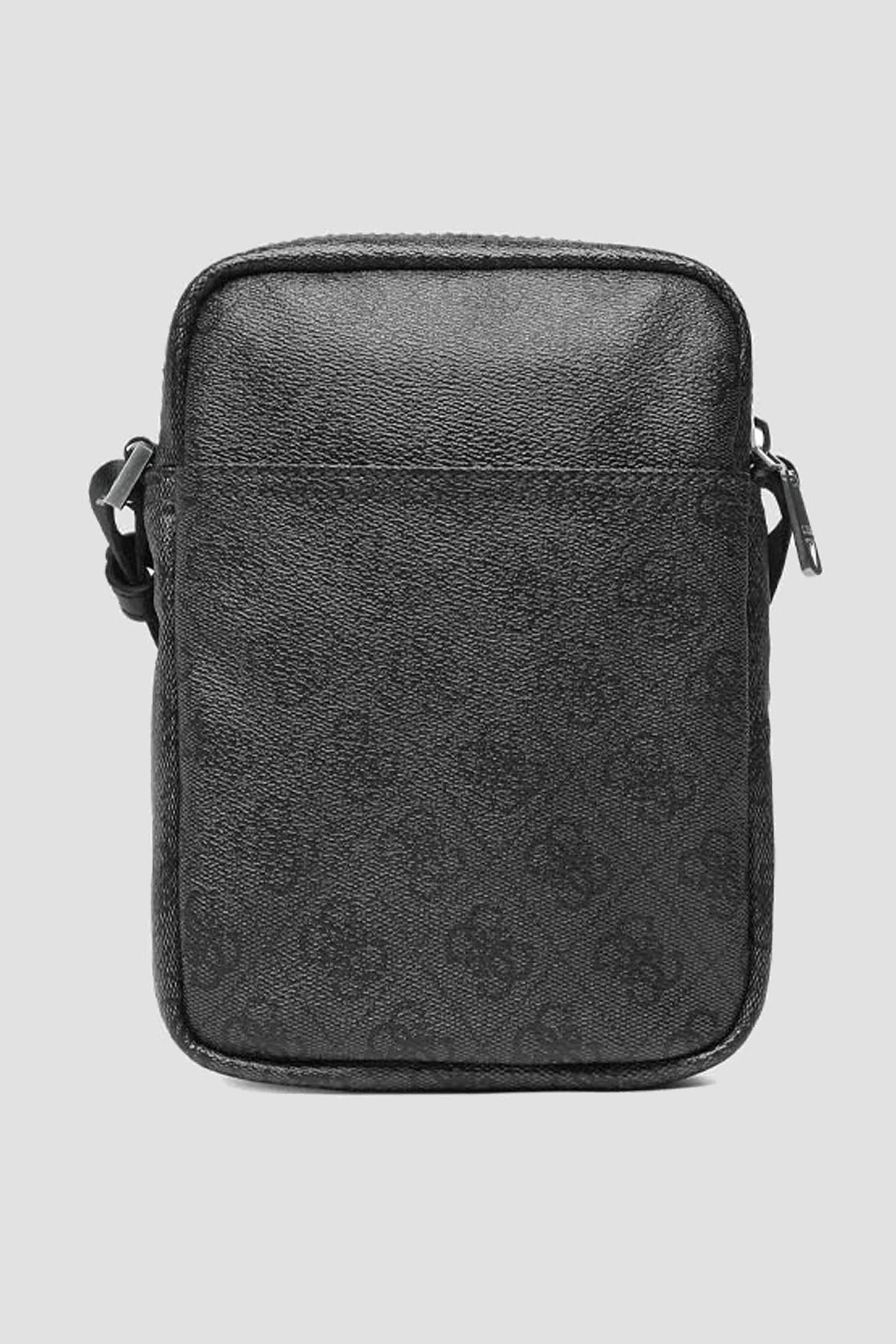 Чоловіча чорна сумка з візерунком Guess HMEVZL.P3163;BLA