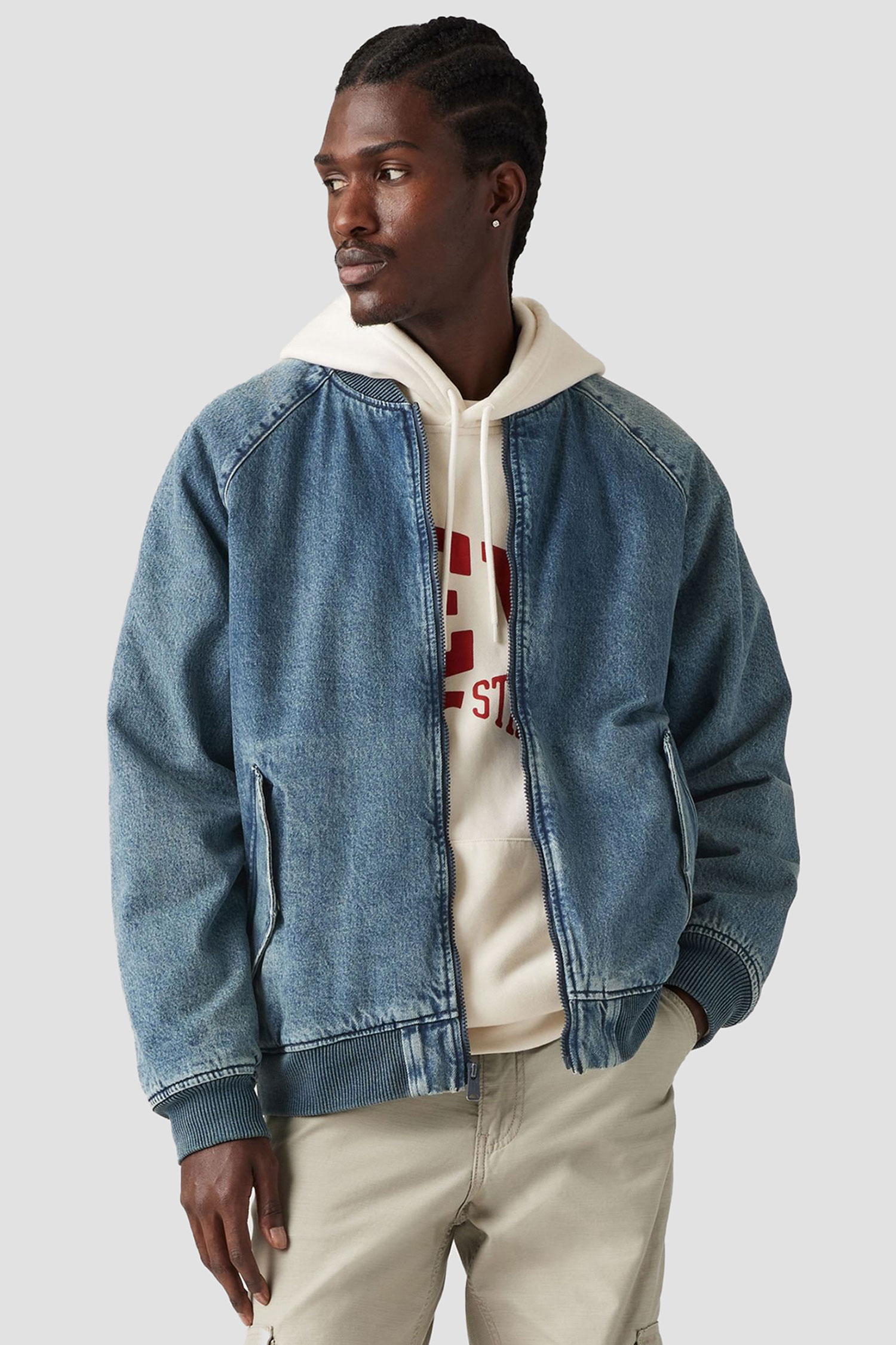 Чоловічий синій джинсовий бомбер Levi’s® A4418;0012