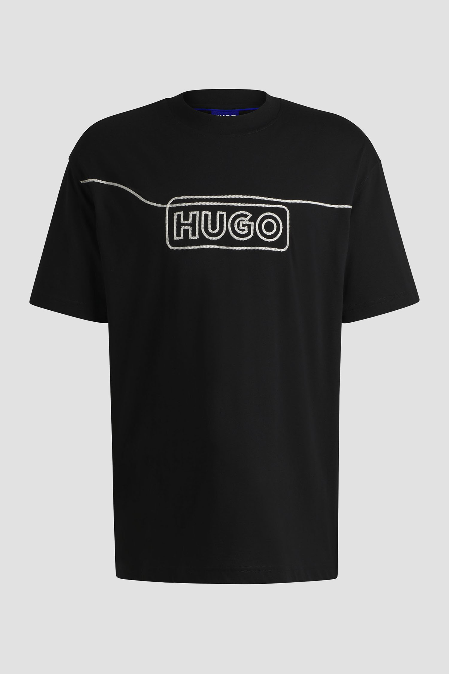 Чоловіча чорна футболка HUGO BLUE 50530341;001