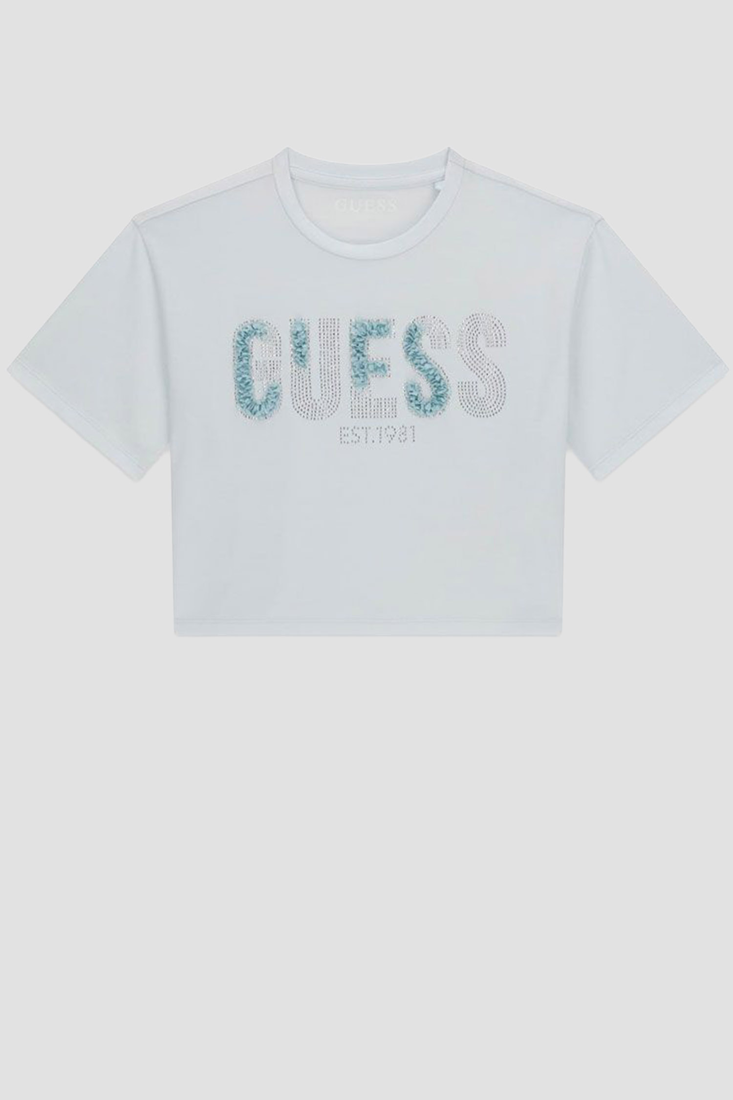 Детская светло-серая футболка Guess Kids J6GI07.K6YW4;A70N