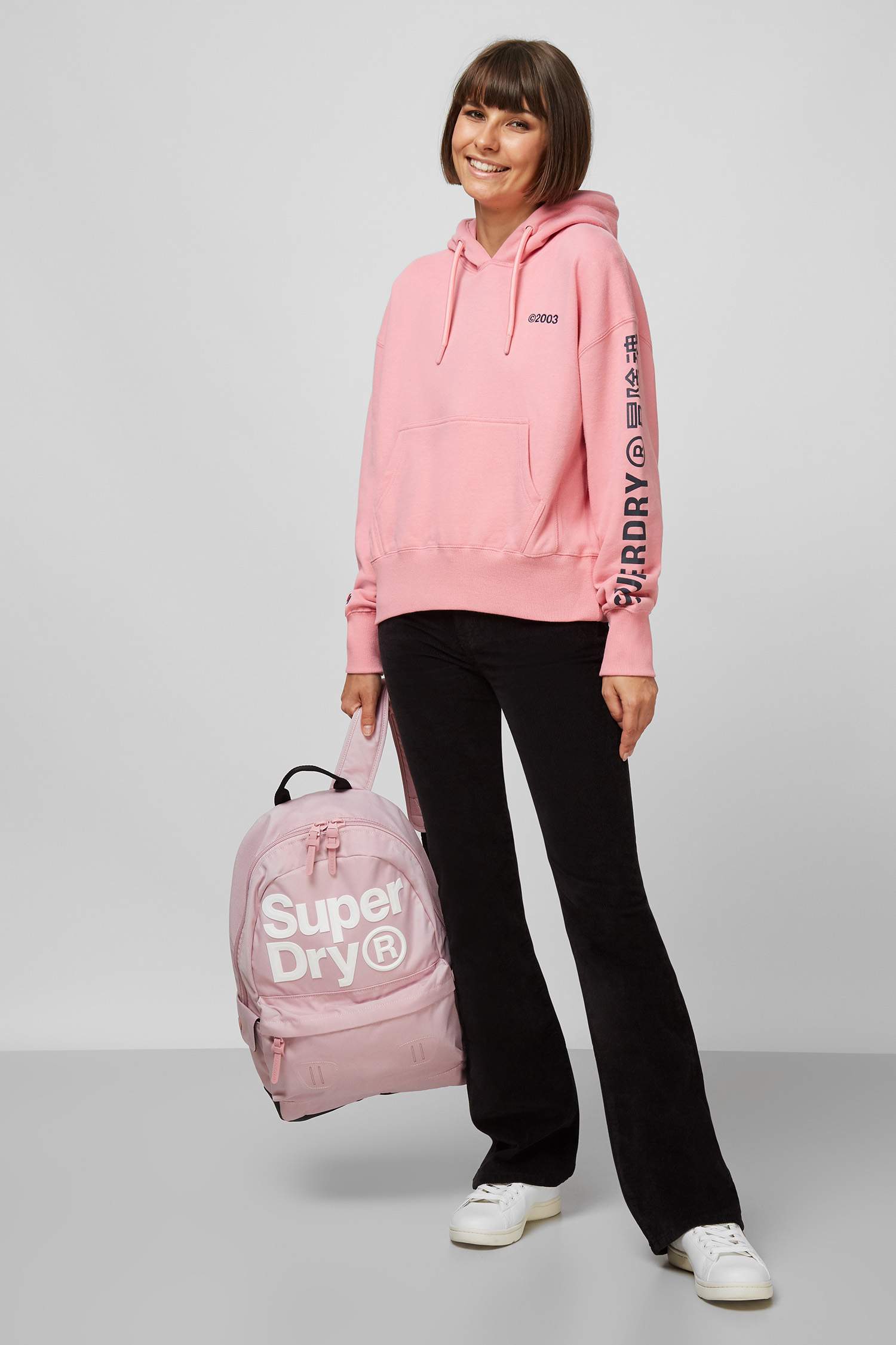 Женское розовое худи SuperDry W2011203A;3KJ