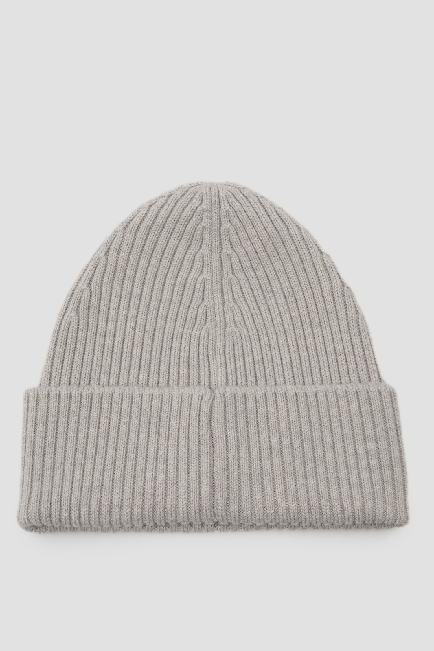 Мужская серая шерстяная шапка HUGO 50524570;047