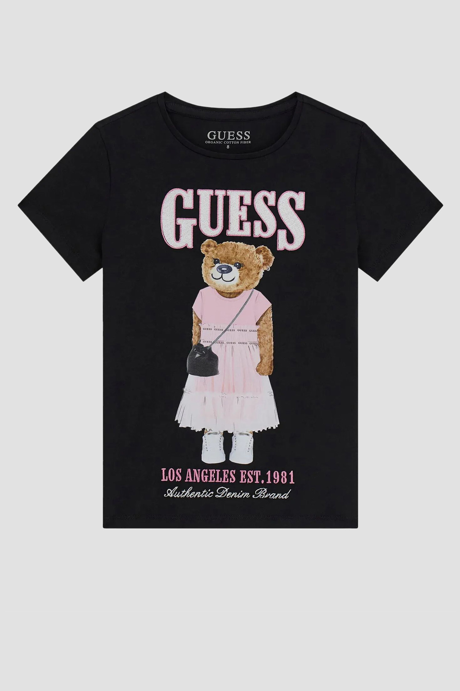 Дитяча чорна футболка Guess Kids J6RI10.K6YW4;JBLK