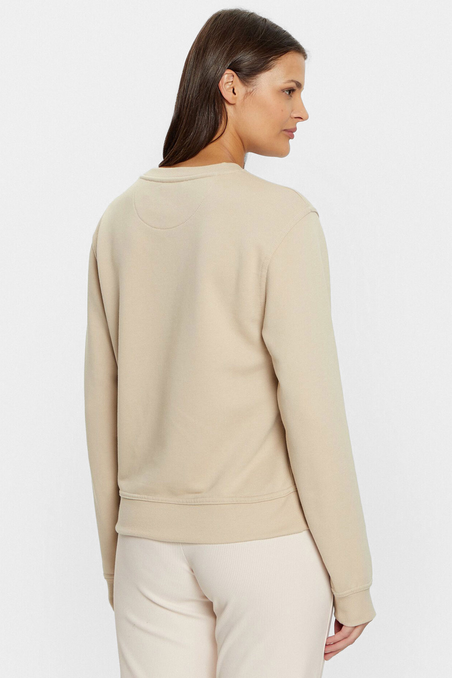 Женский бежевый свитшот Guess W5RQ09.K8802;A90F