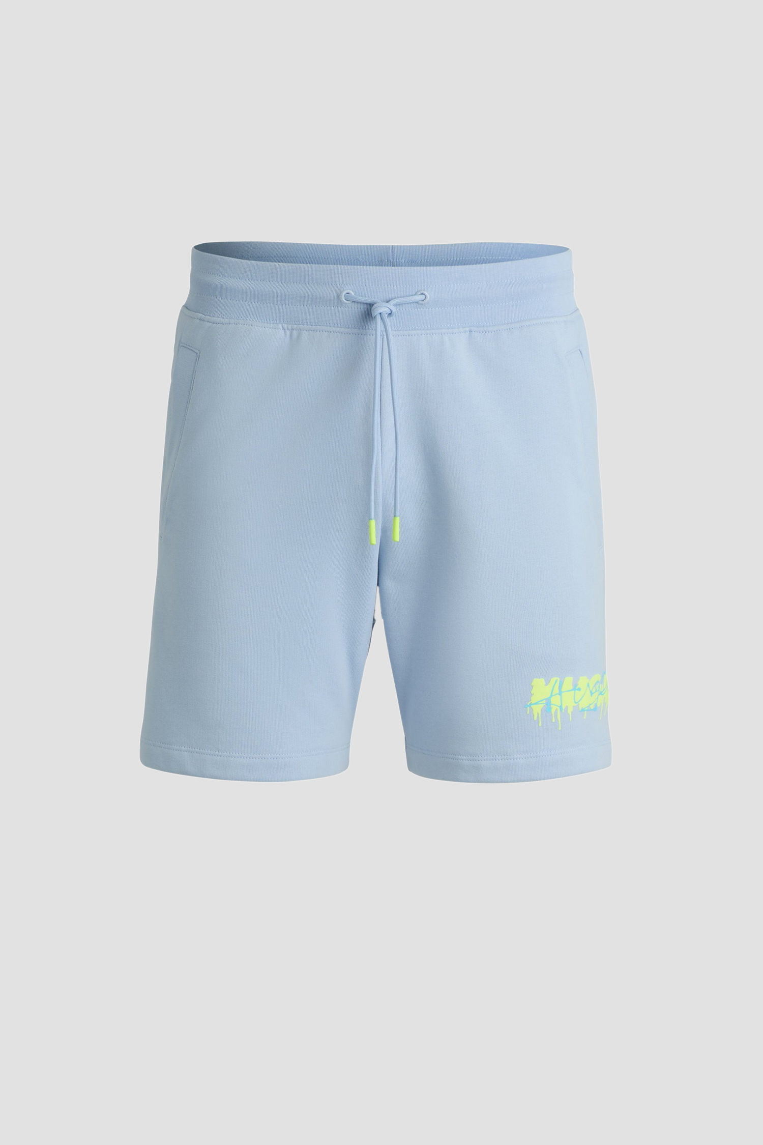 Мужские голубые шорты HUGO 50510005;455