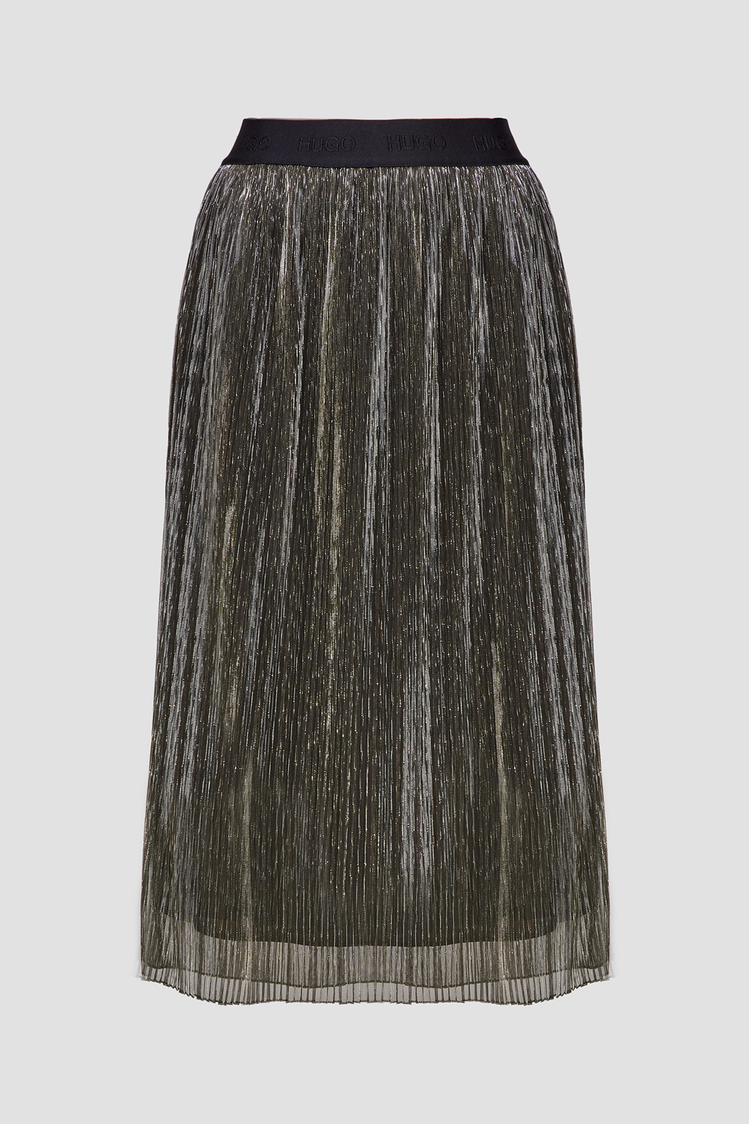 Женская серебристая юбка HUGO 50463799;966