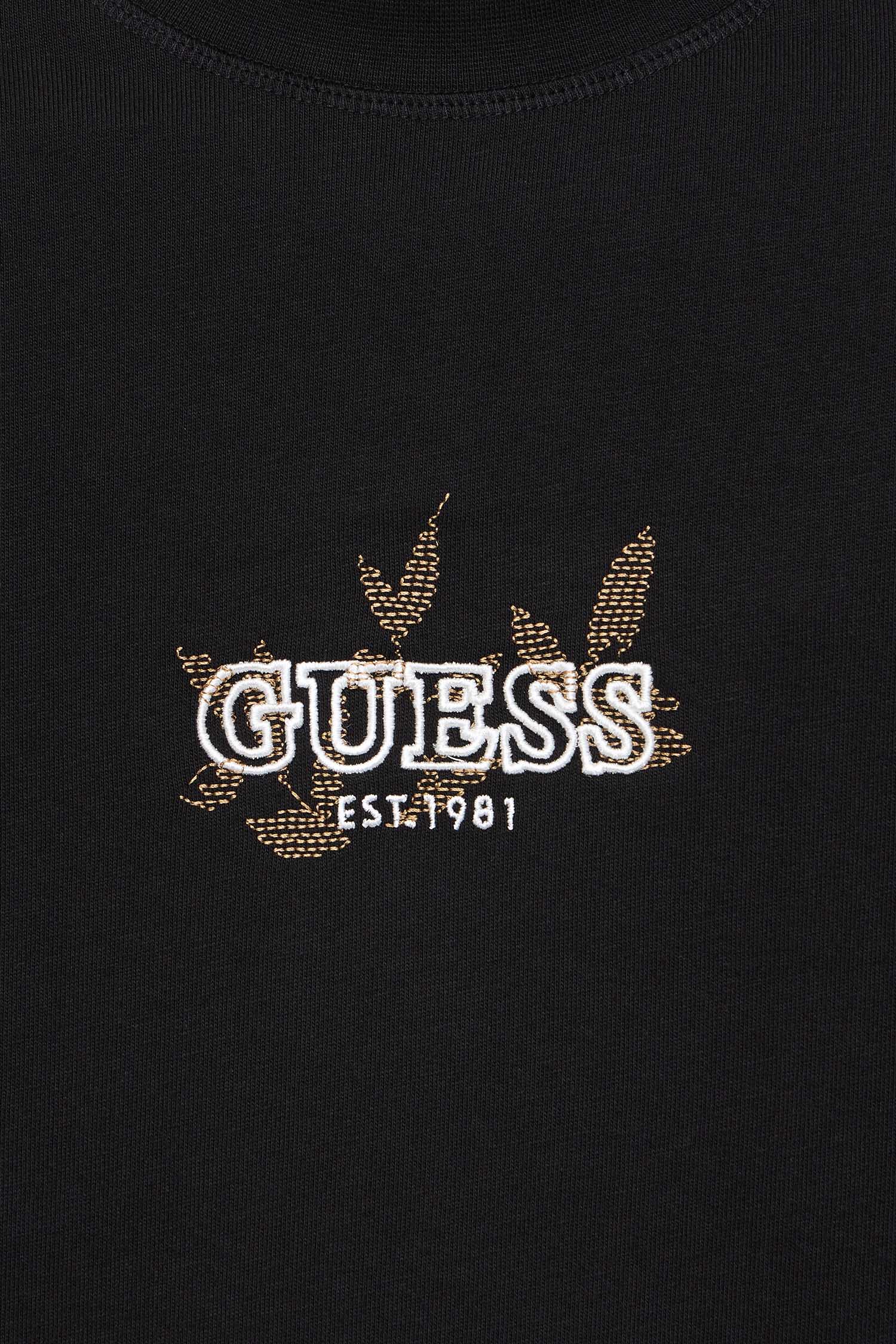 Чоловіча чорна футболка Guess M6YI46.K4232;JBLK