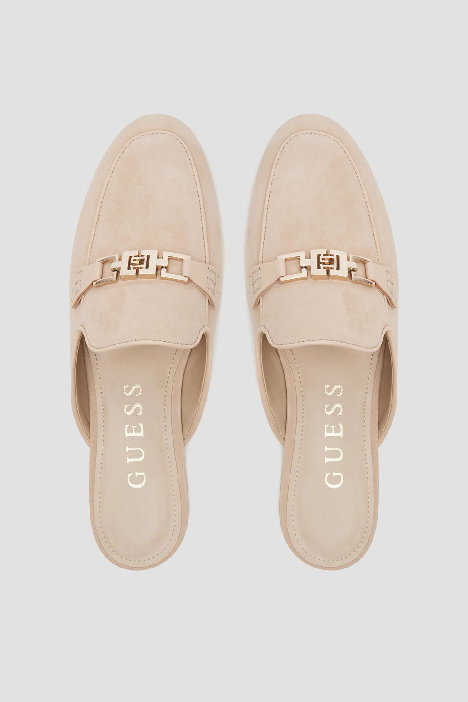 Женские бежевые мюли Guess FLJBOM.SUE06;TAUPE