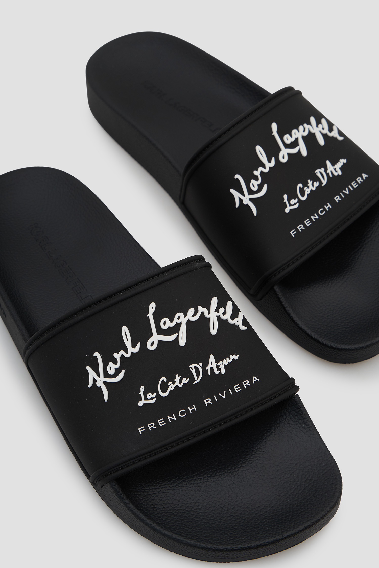 Чоловічі чорні слайдери Karl Lagerfeld 562479.855024;990
