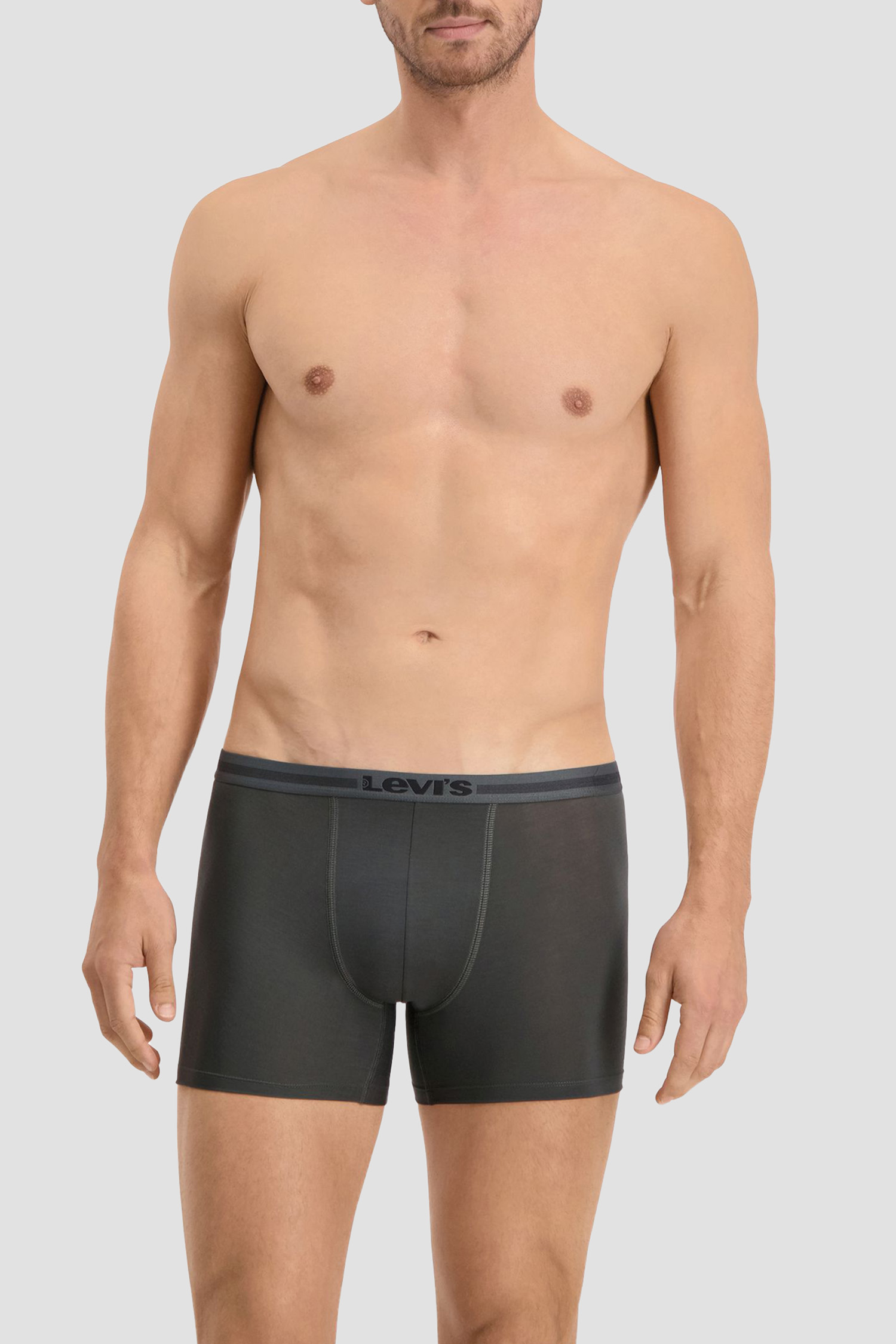 Мужские серые боксеры (2 шт) Levi’s® 701203926;005