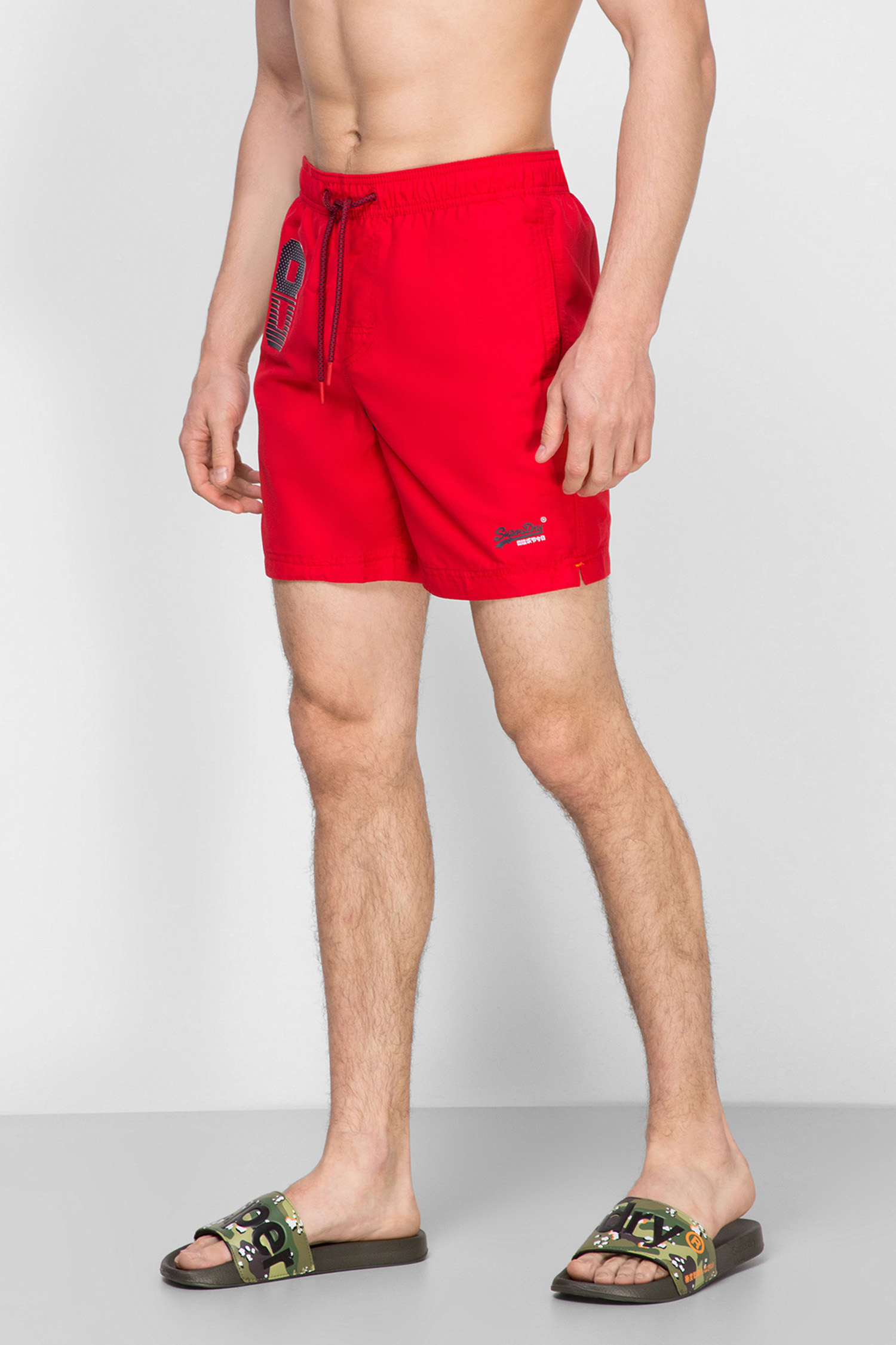 Чоловічі червоні плавальні шорти SuperDry M3010008A;OXL
